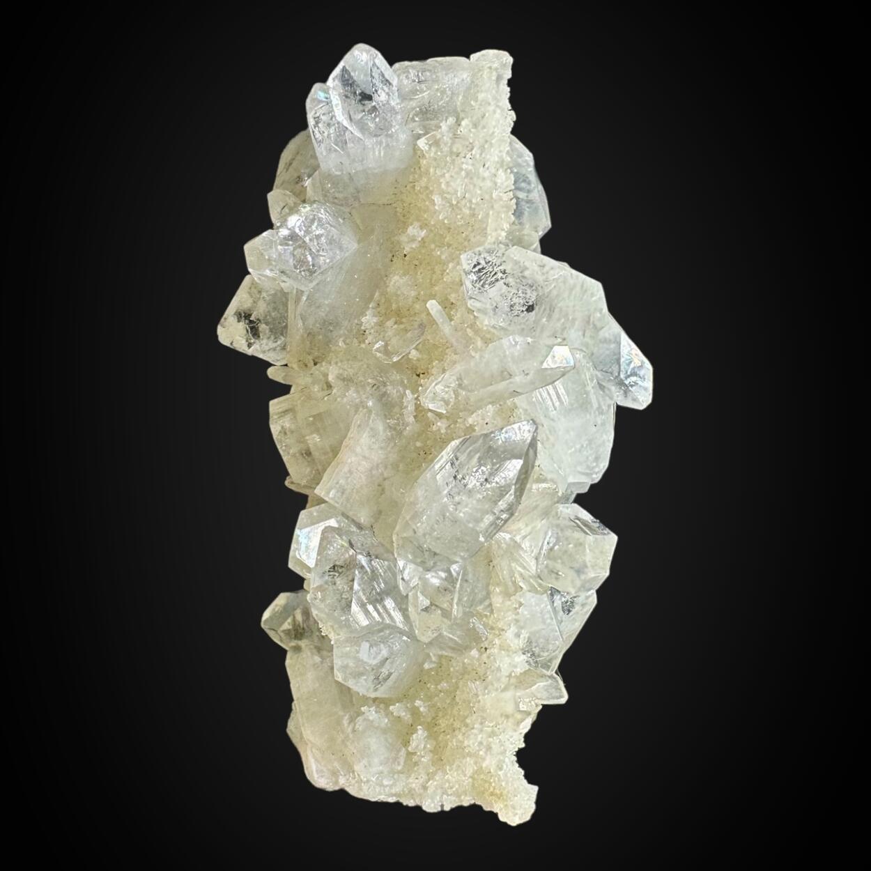 Apophyllite On Stilbite