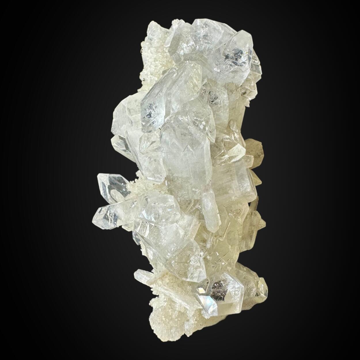 Apophyllite On Stilbite
