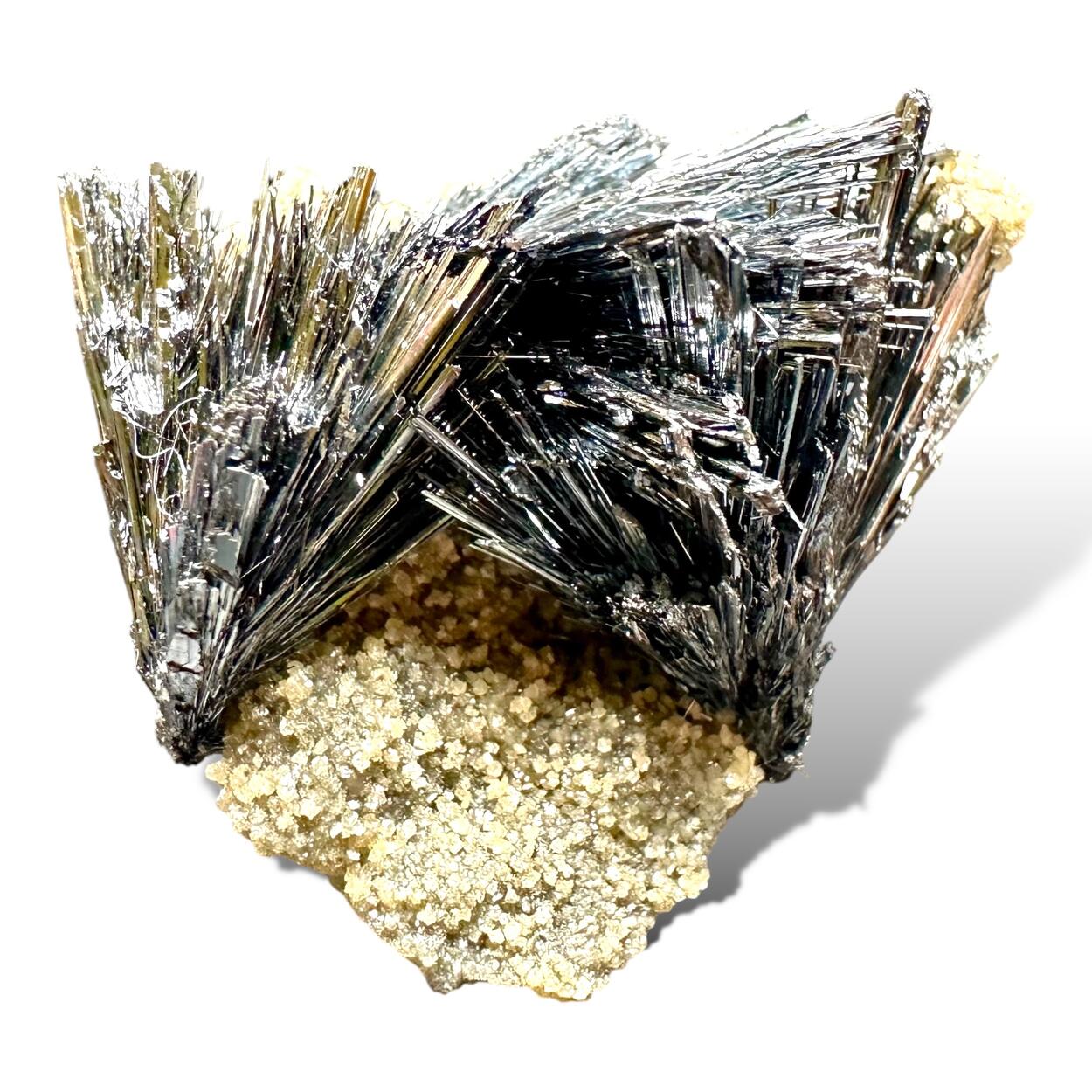 Stibnite & Siderite