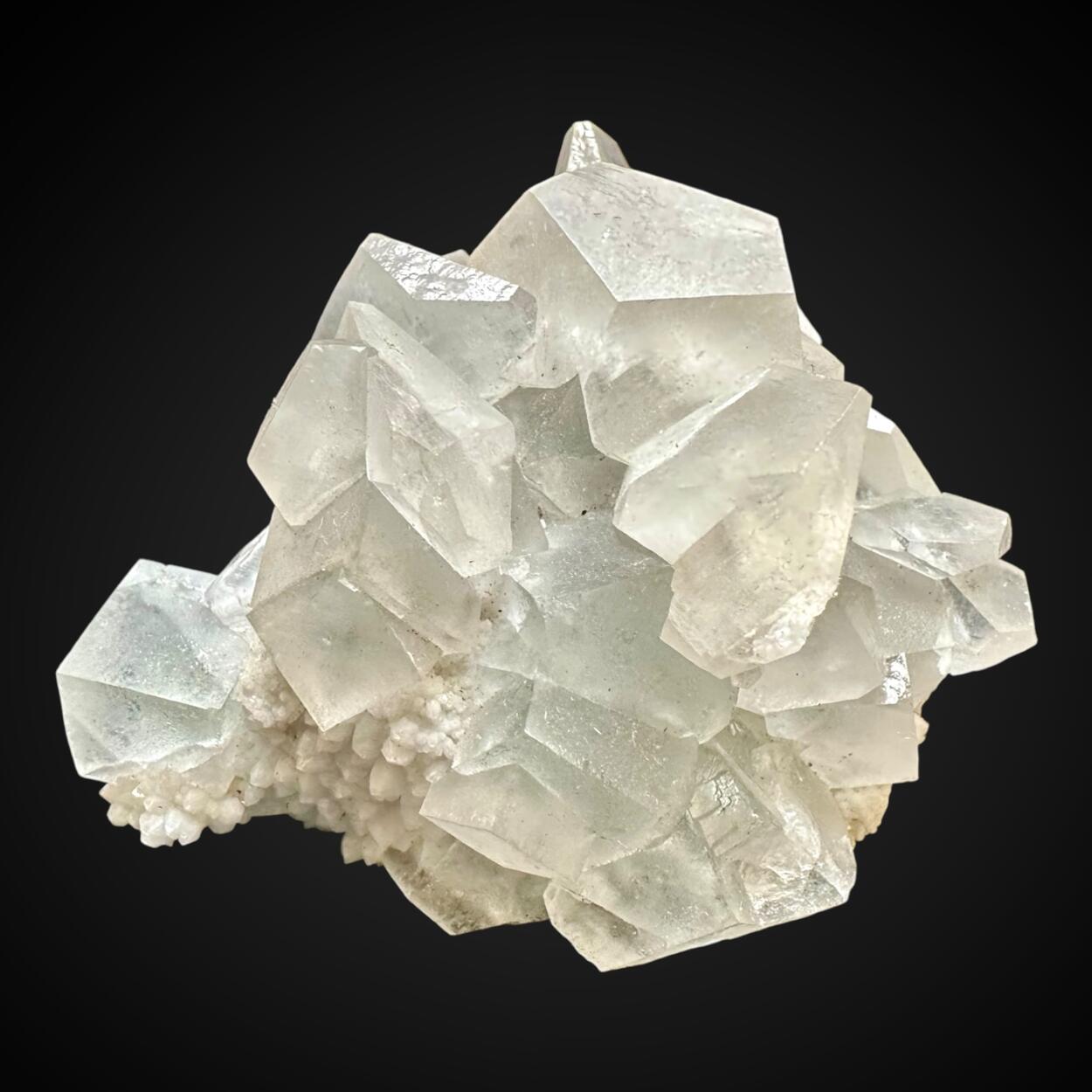 Calcite On Fluorite