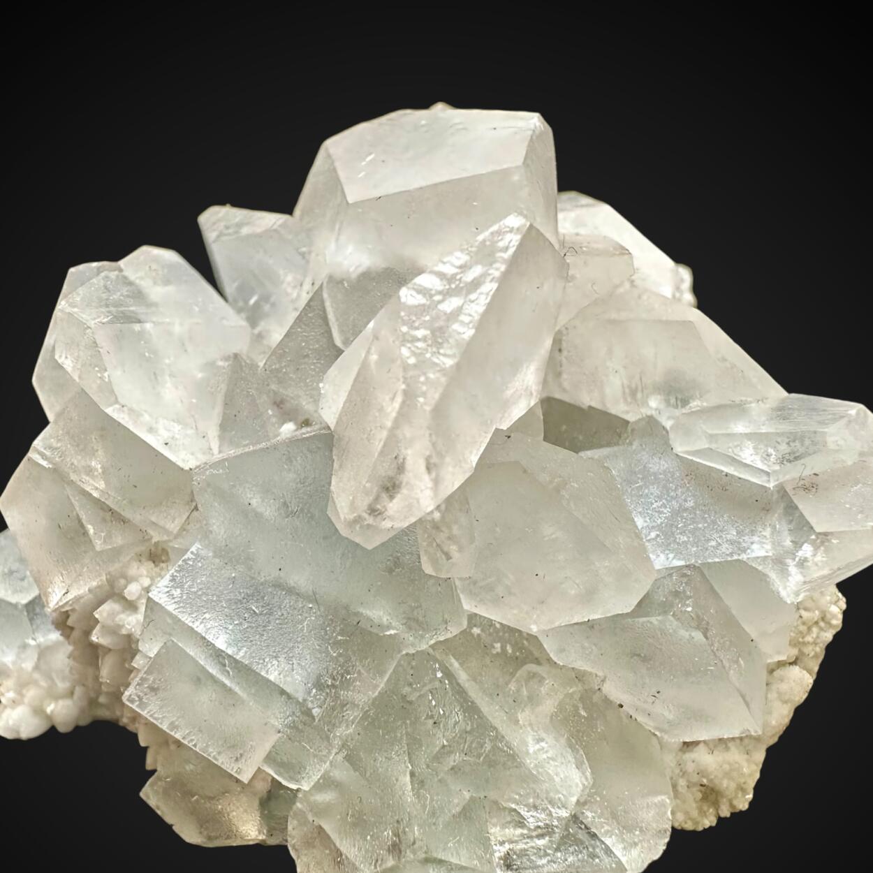 Calcite On Fluorite