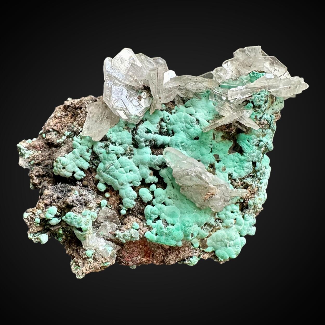 Baryte & Malachite