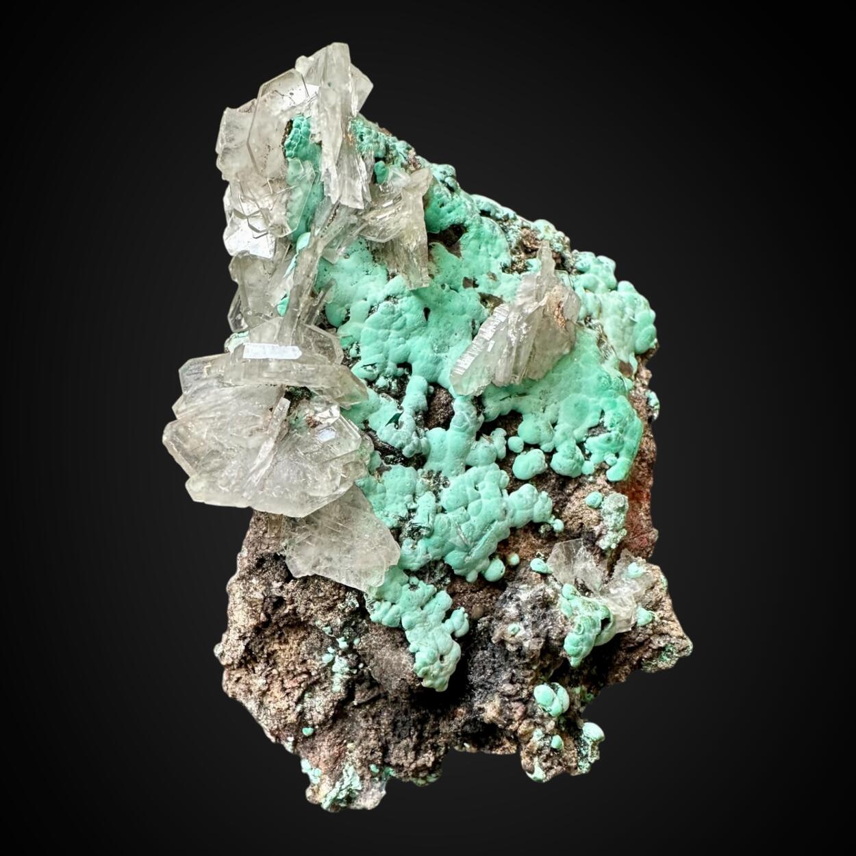 Baryte & Malachite