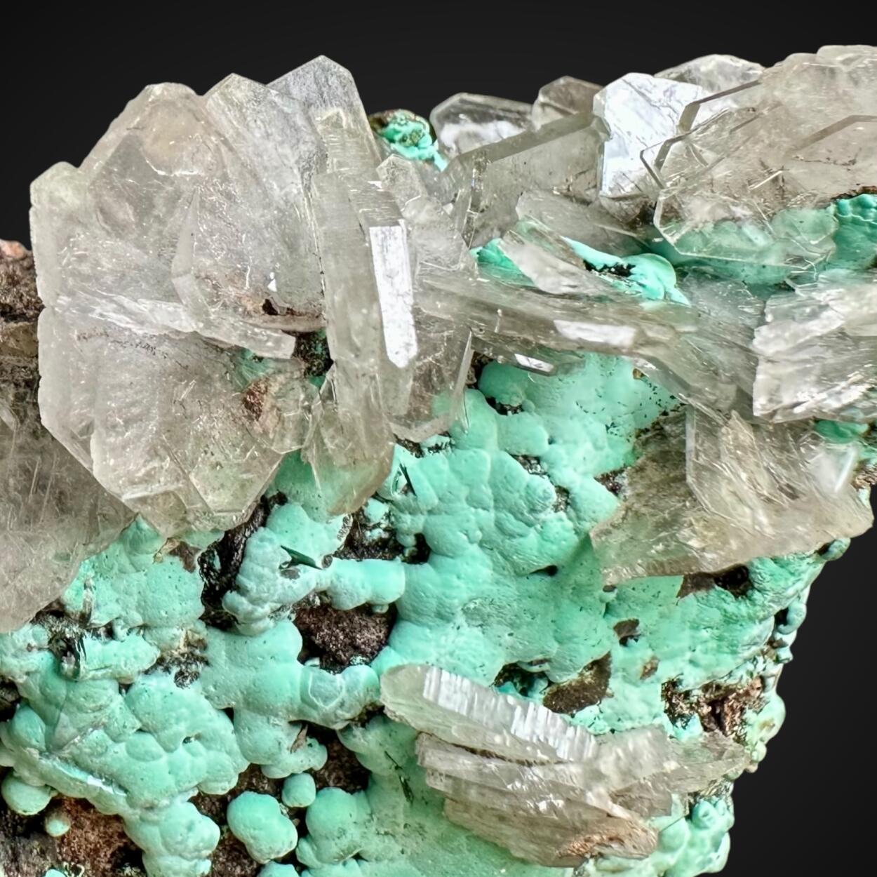 Baryte & Malachite