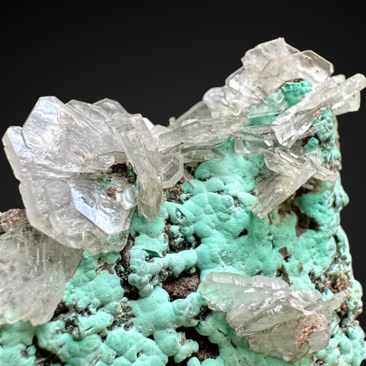 Baryte & Malachite