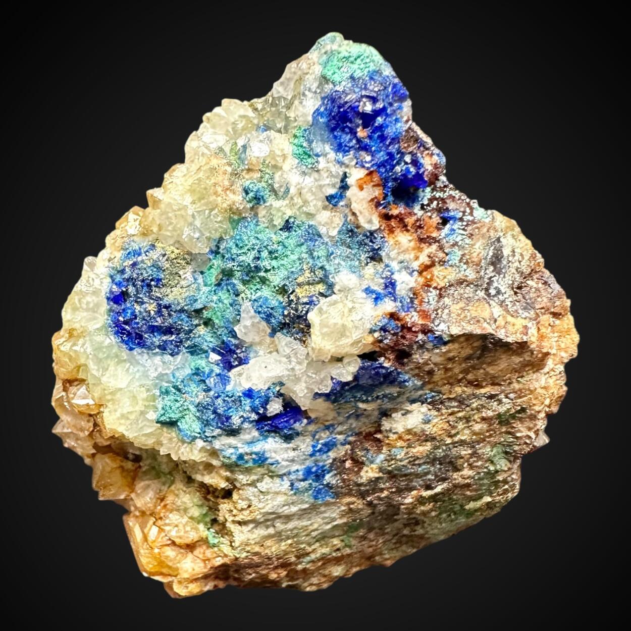 Cerussite Linarite & Malachite