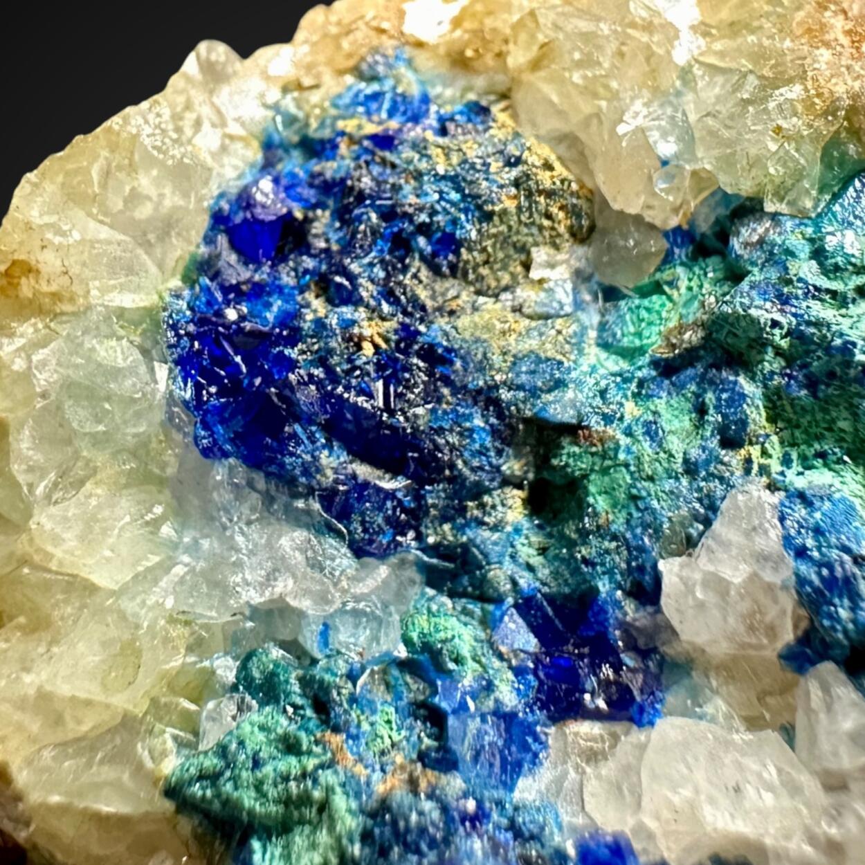 Cerussite Linarite & Malachite