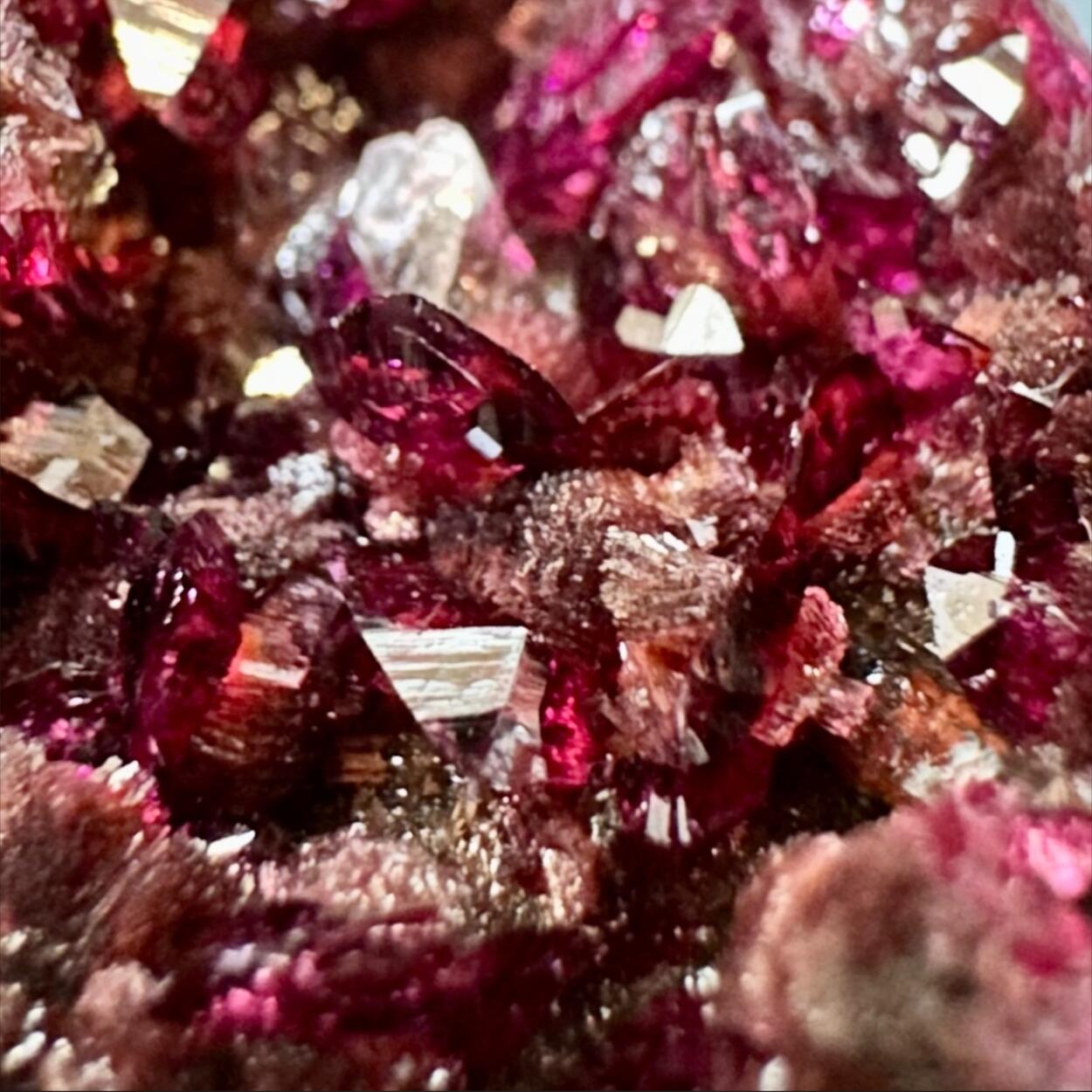 Roselite Anorthoroselite & Calcite