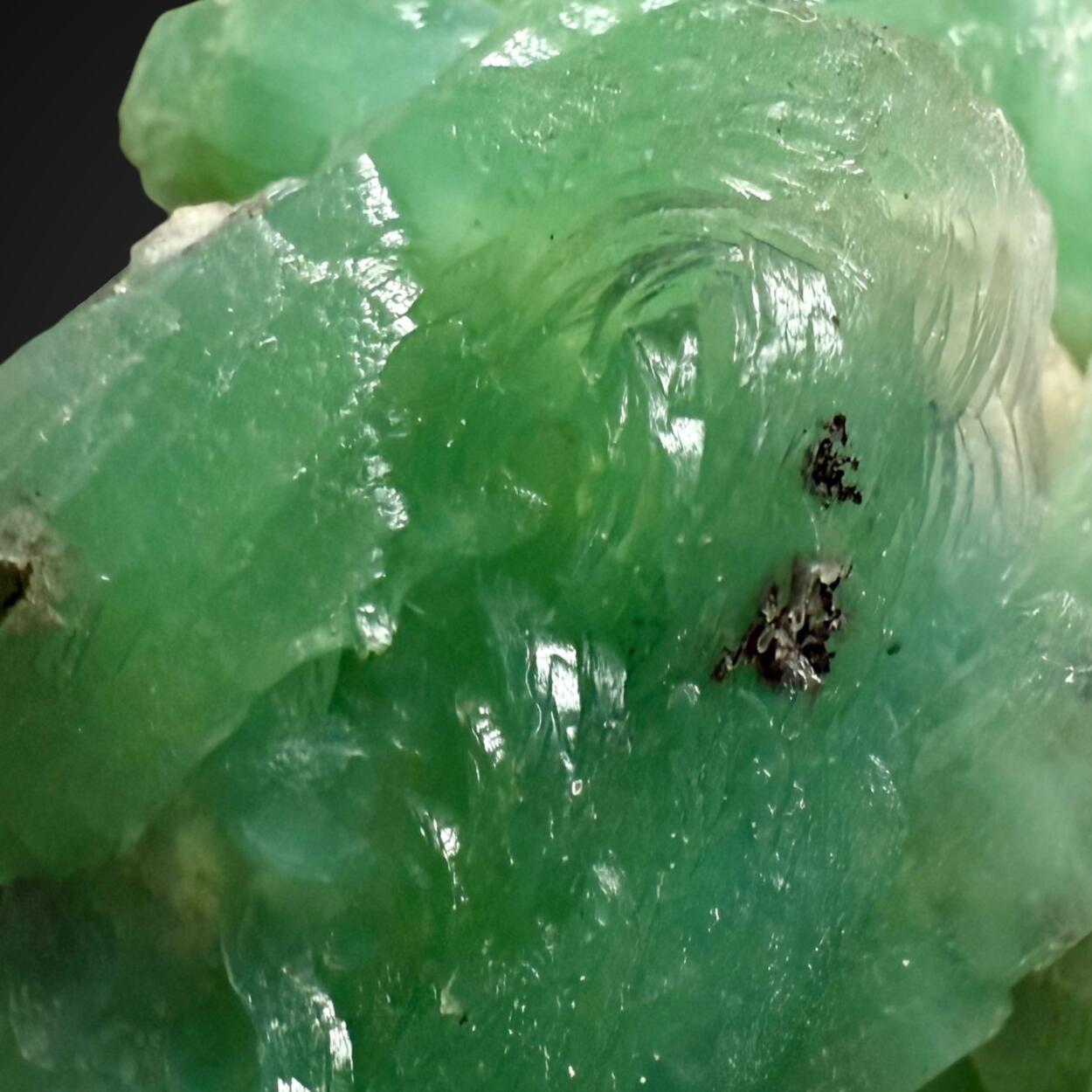 Heulandite With Celadonite Inclusions