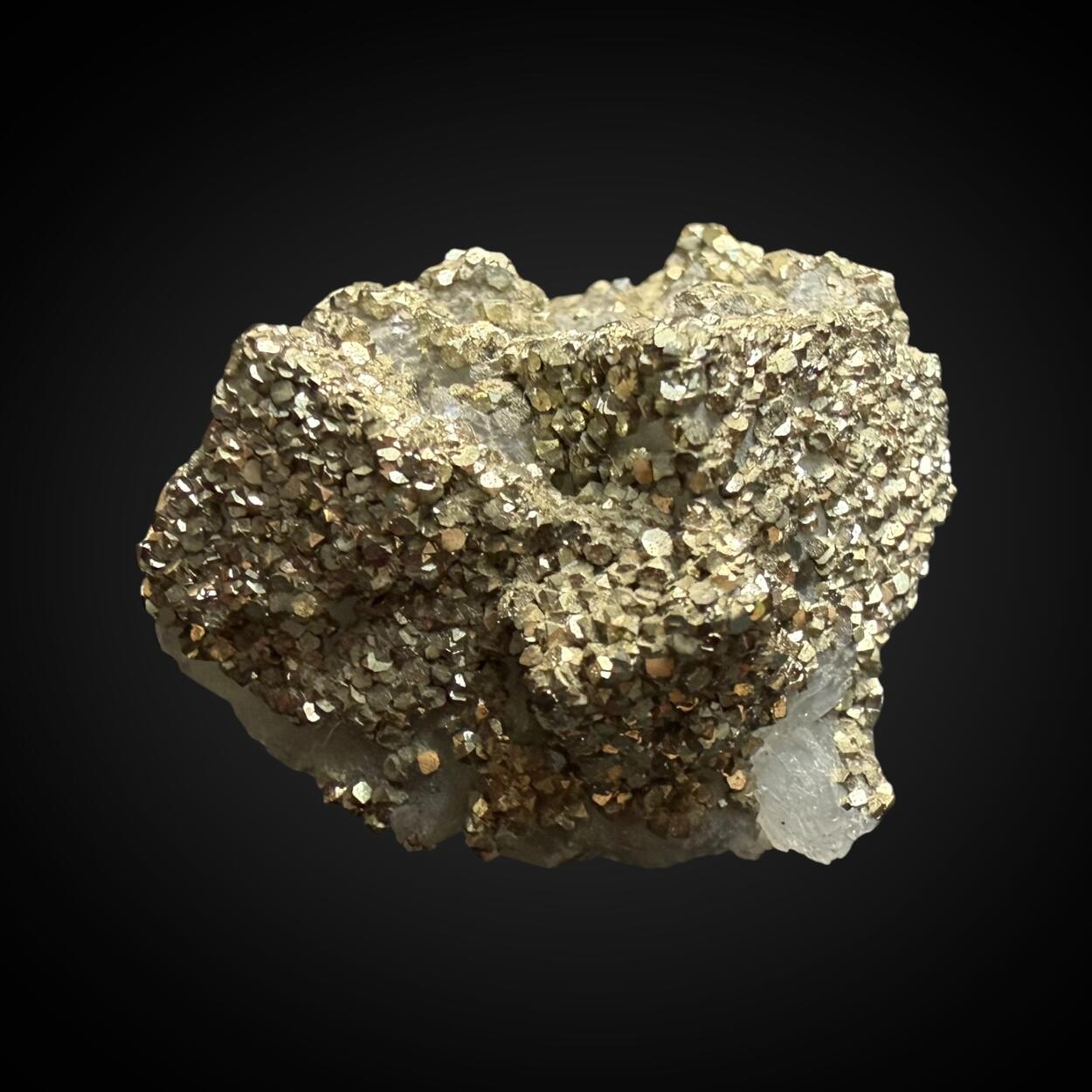 Pyrite On Fluorite