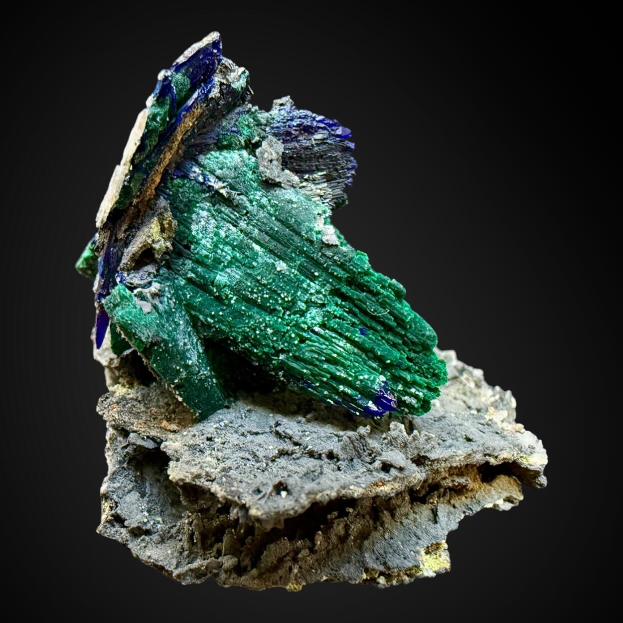 Malachite Psm Azurite On Mottramite