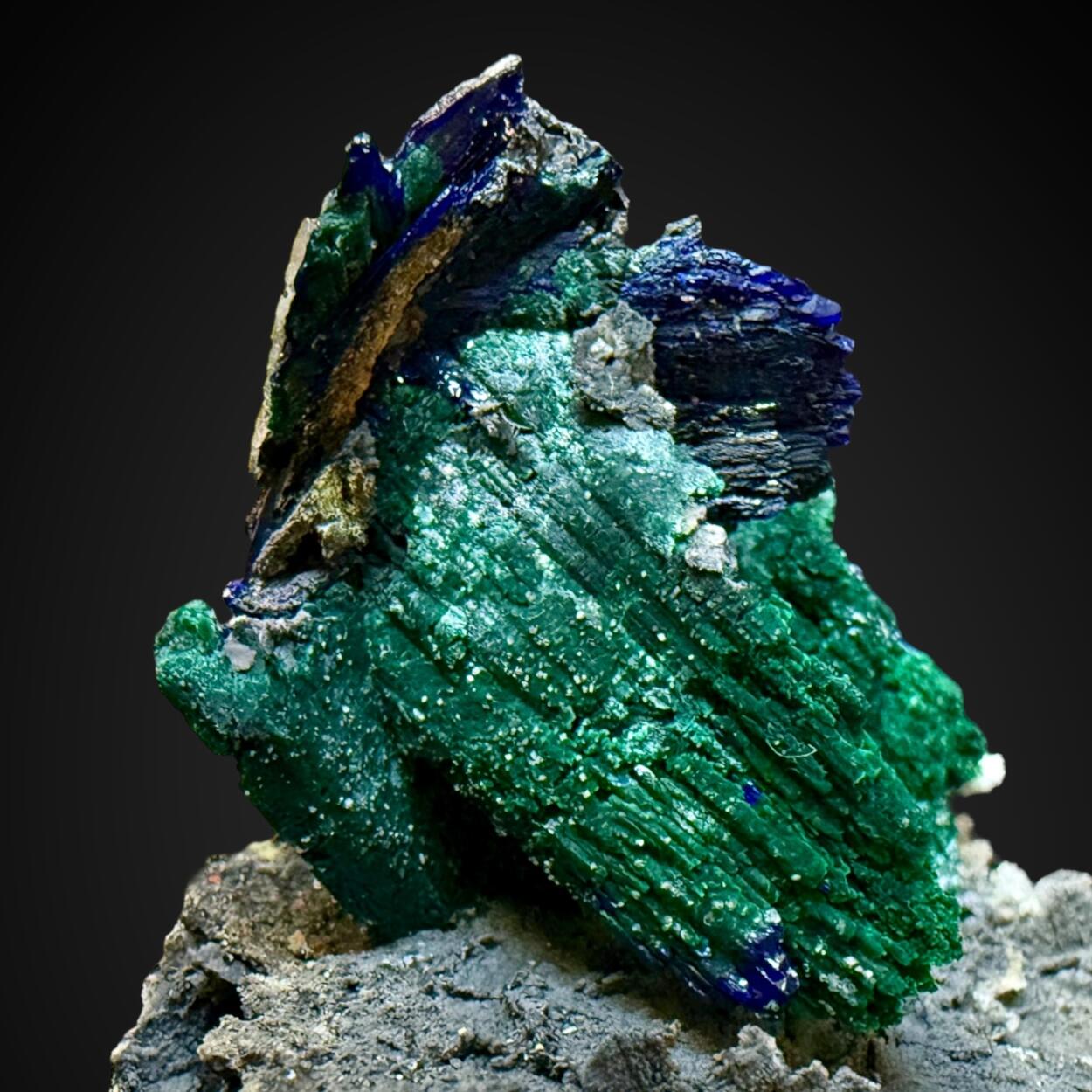 Malachite Psm Azurite On Mottramite