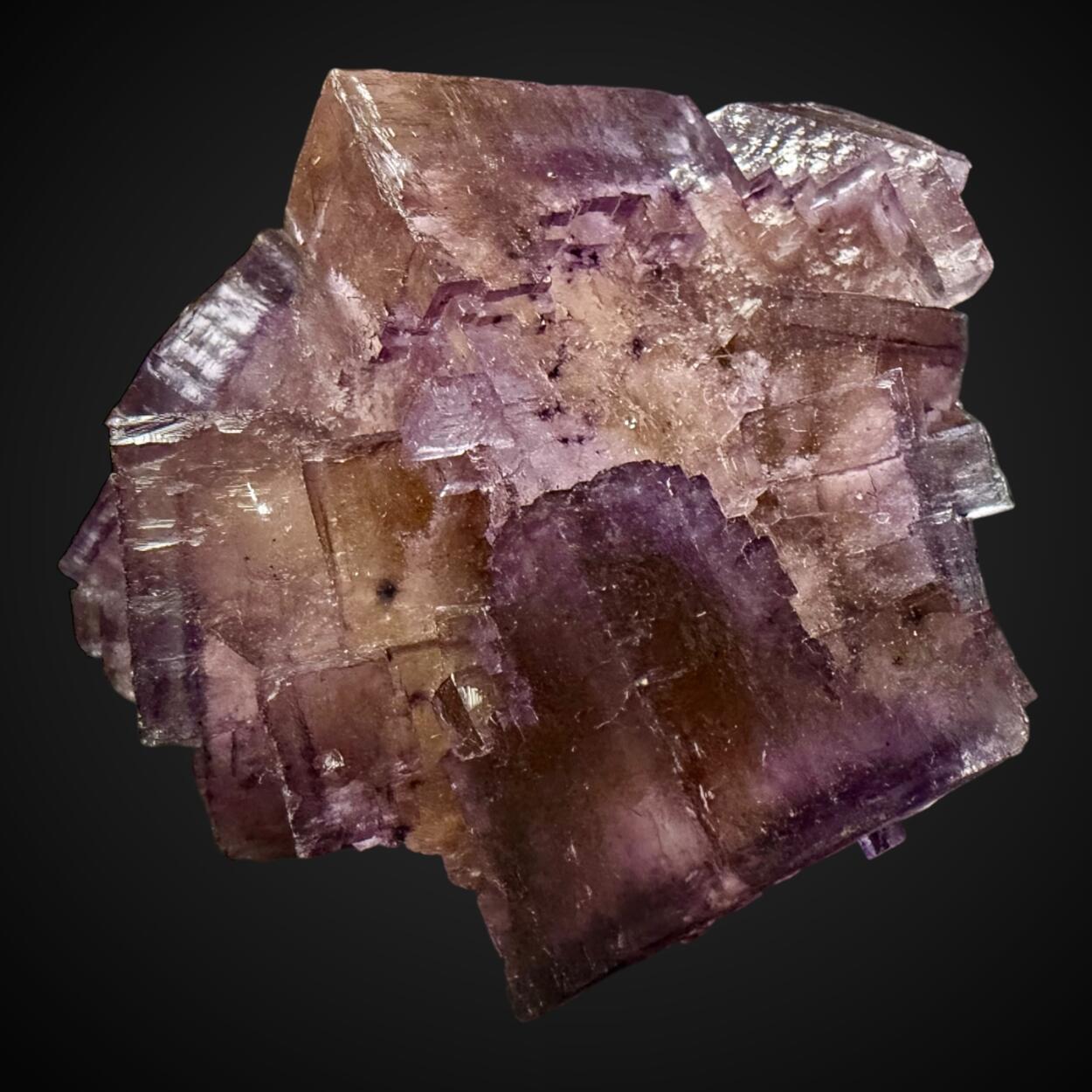 Fluorite With Baryte Inclusions