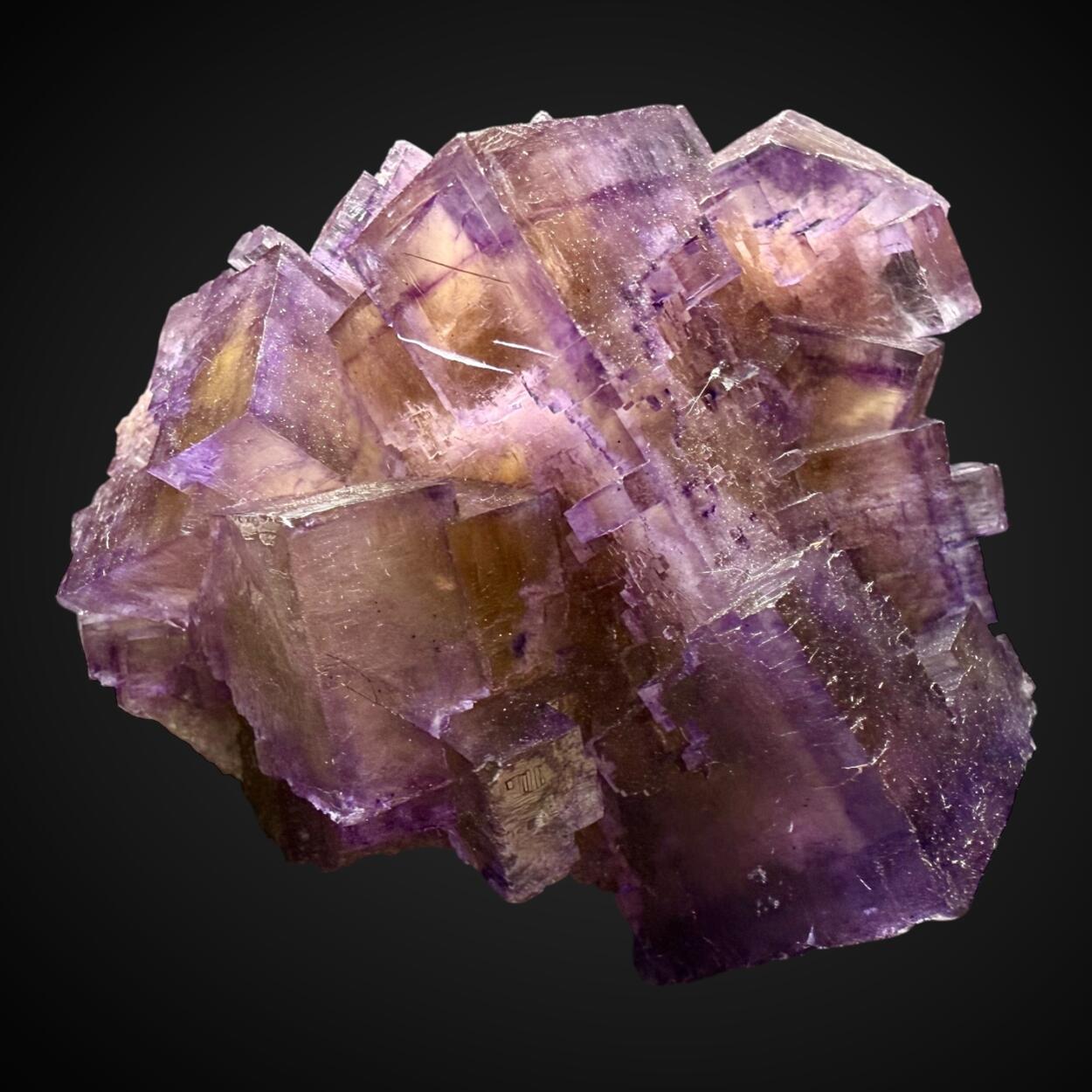 Fluorite With Baryte Inclusions