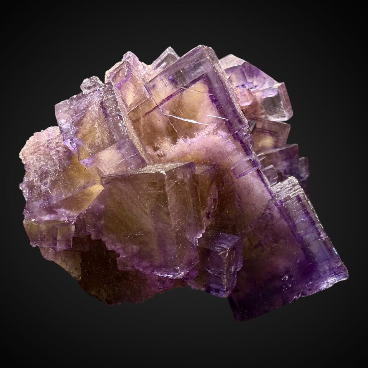 Fluorite With Baryte Inclusions