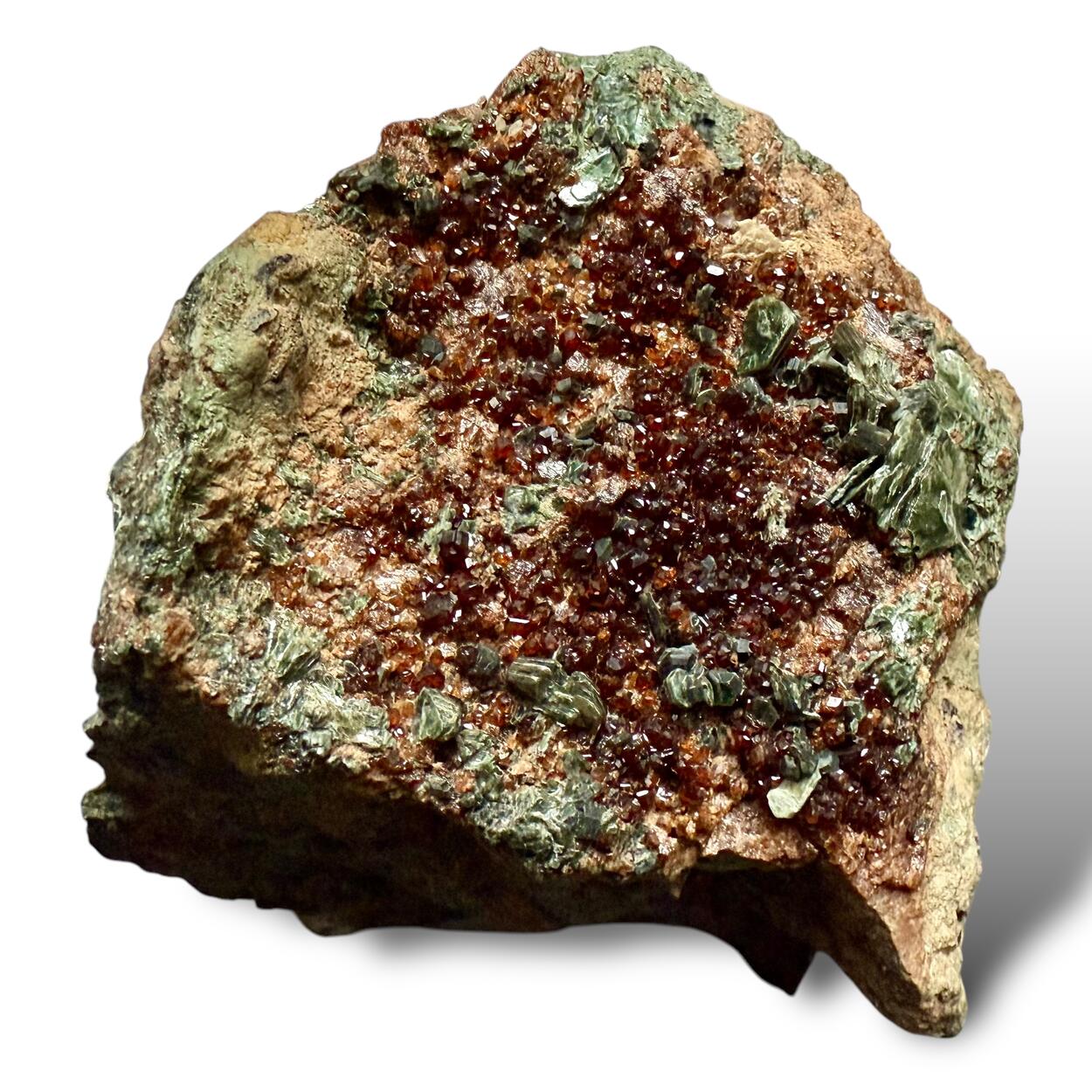 Hessonite & Clinochlore