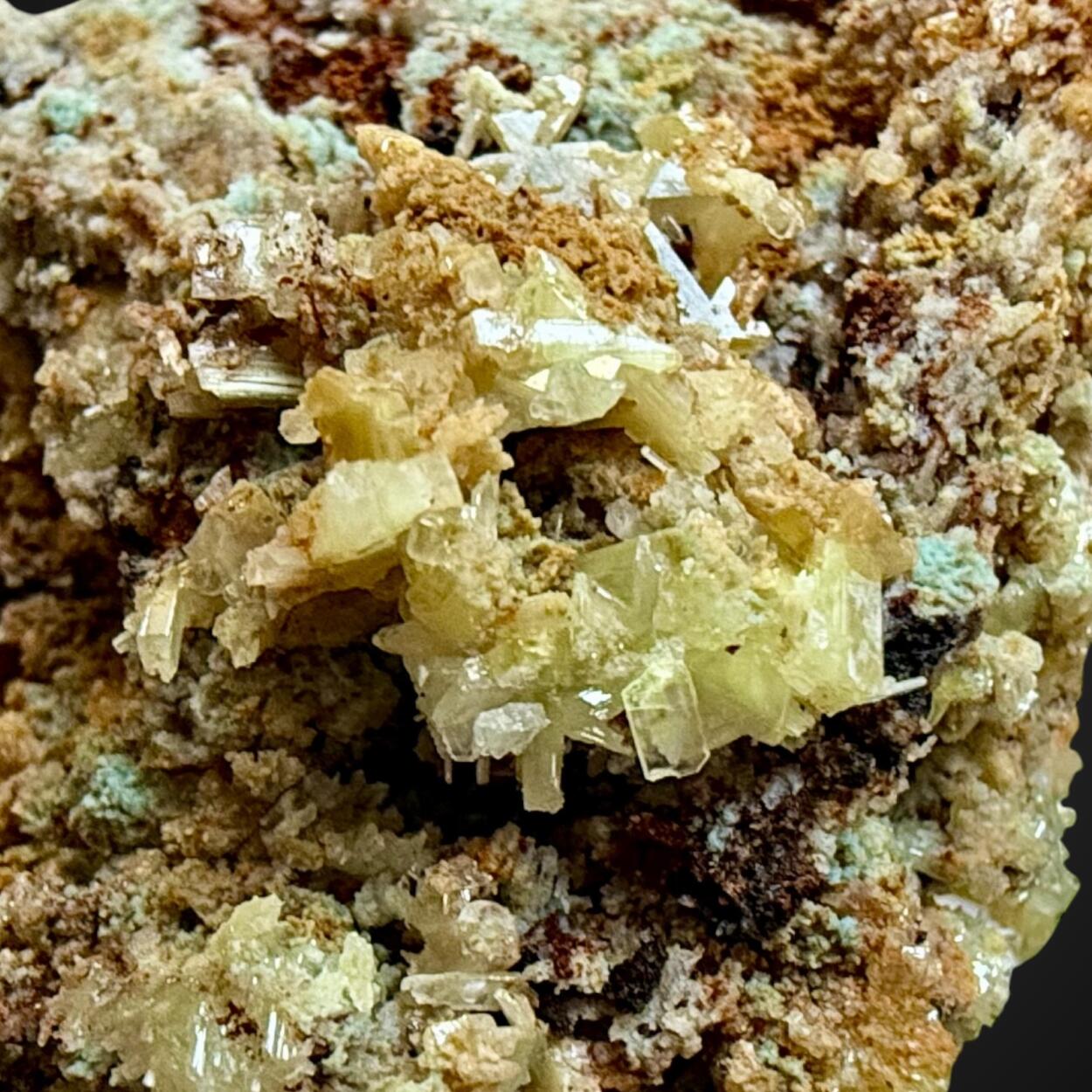 Dundasite With Chrome-Cerussite