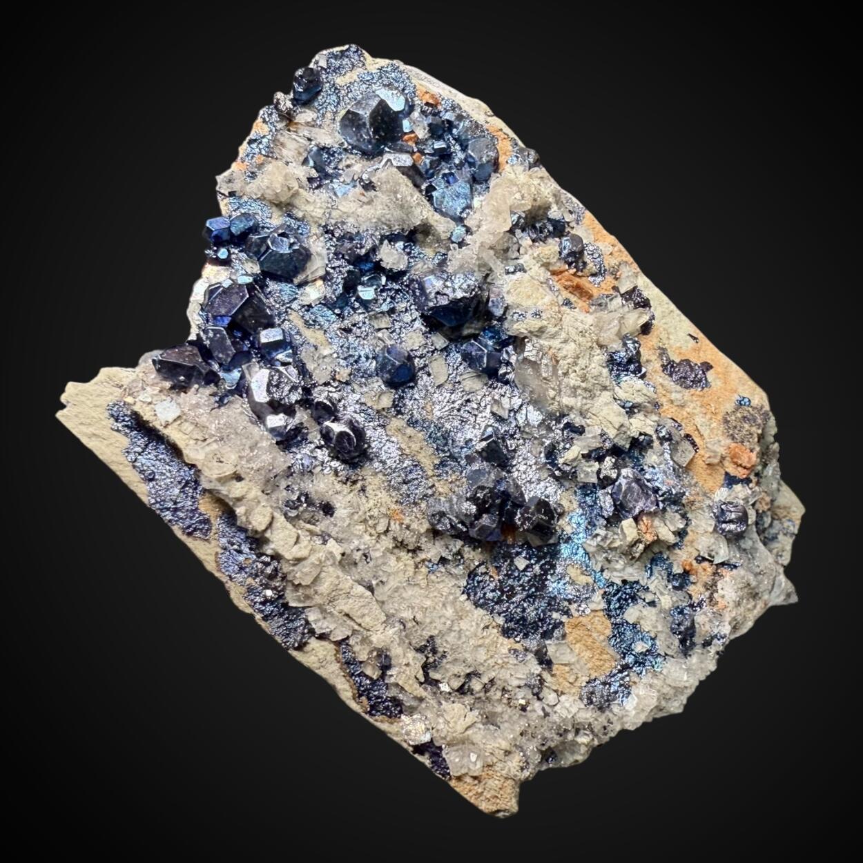 Bornite Carrollite & Calcite