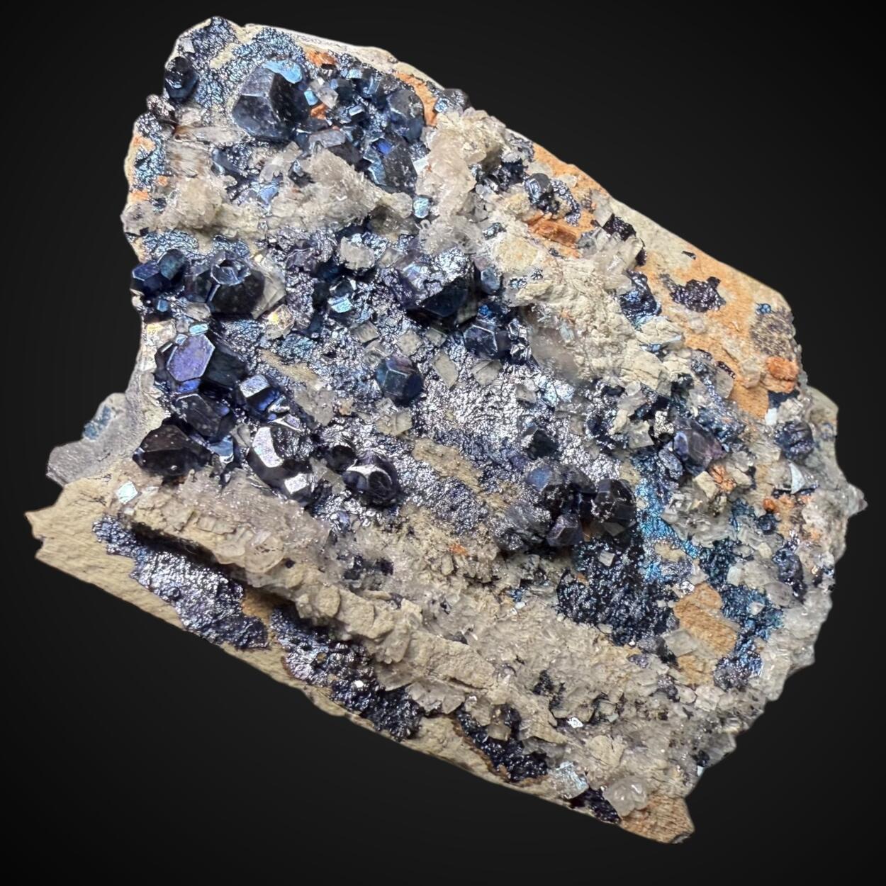 Bornite Carrollite & Calcite