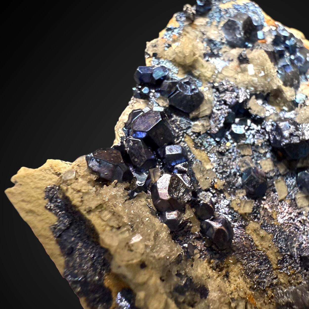 Bornite Carrollite & Calcite