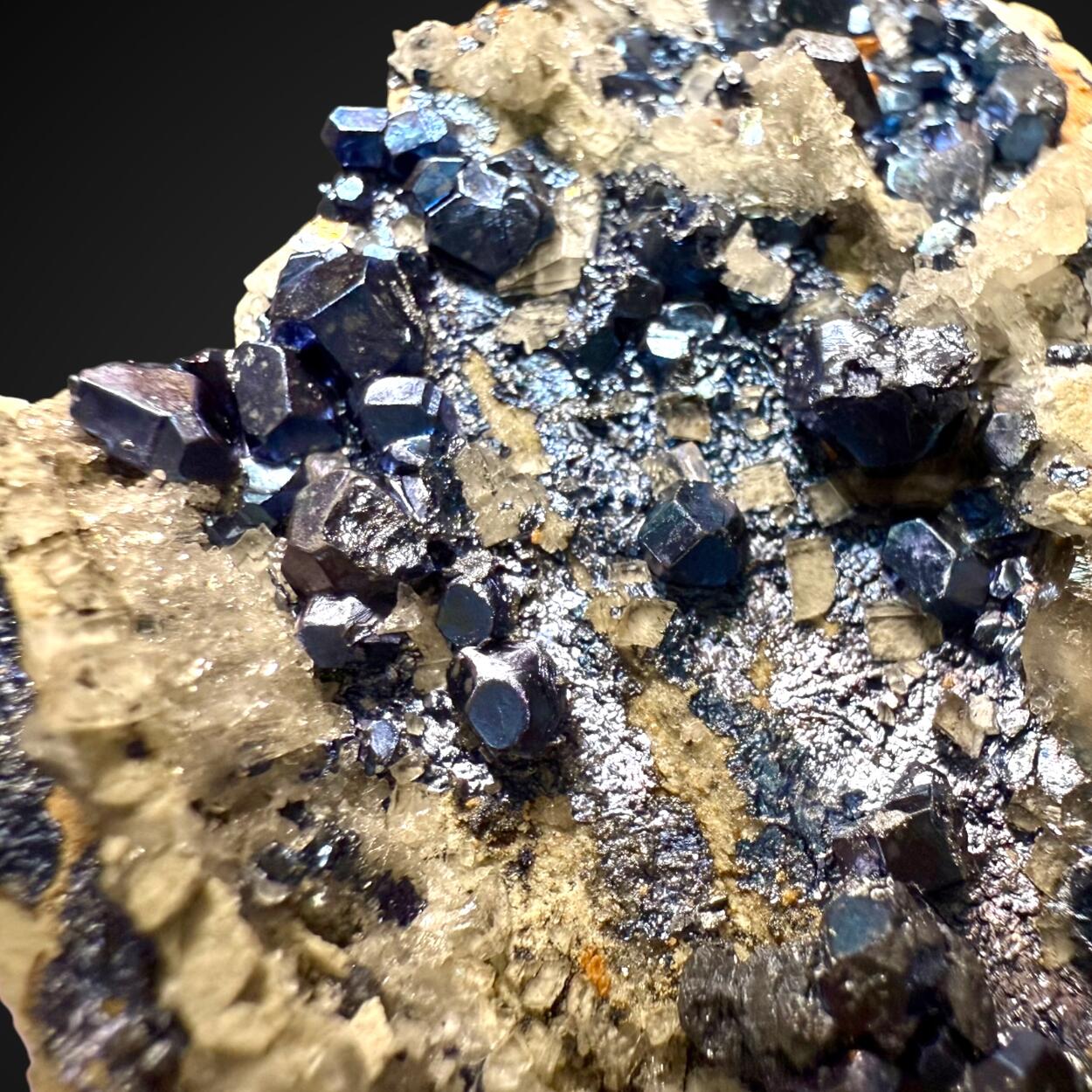 Bornite Carrollite & Calcite