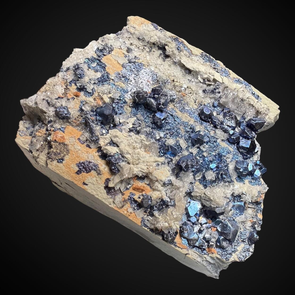 Bornite Carrollite & Calcite