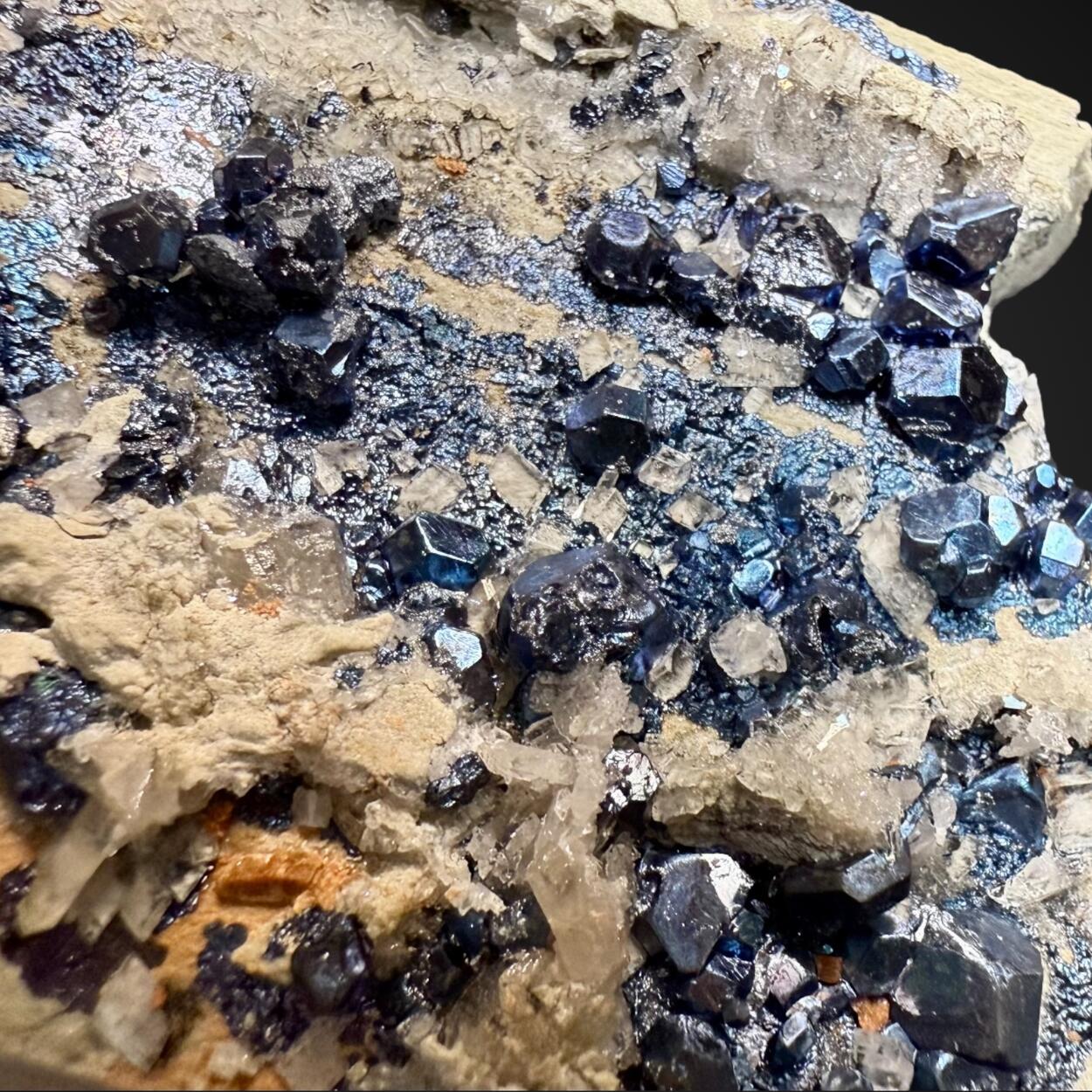 Bornite Carrollite & Calcite