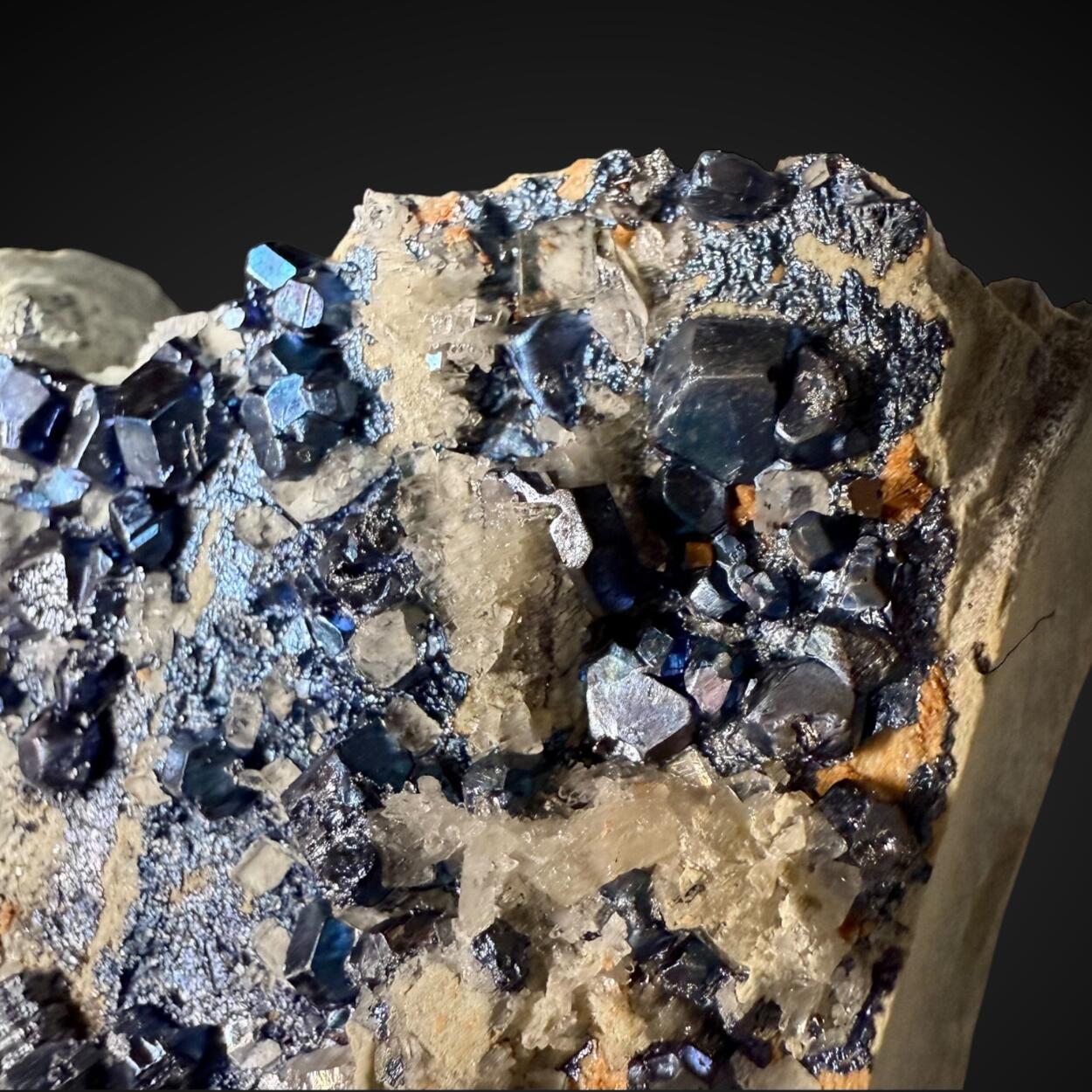 Bornite Carrollite & Calcite