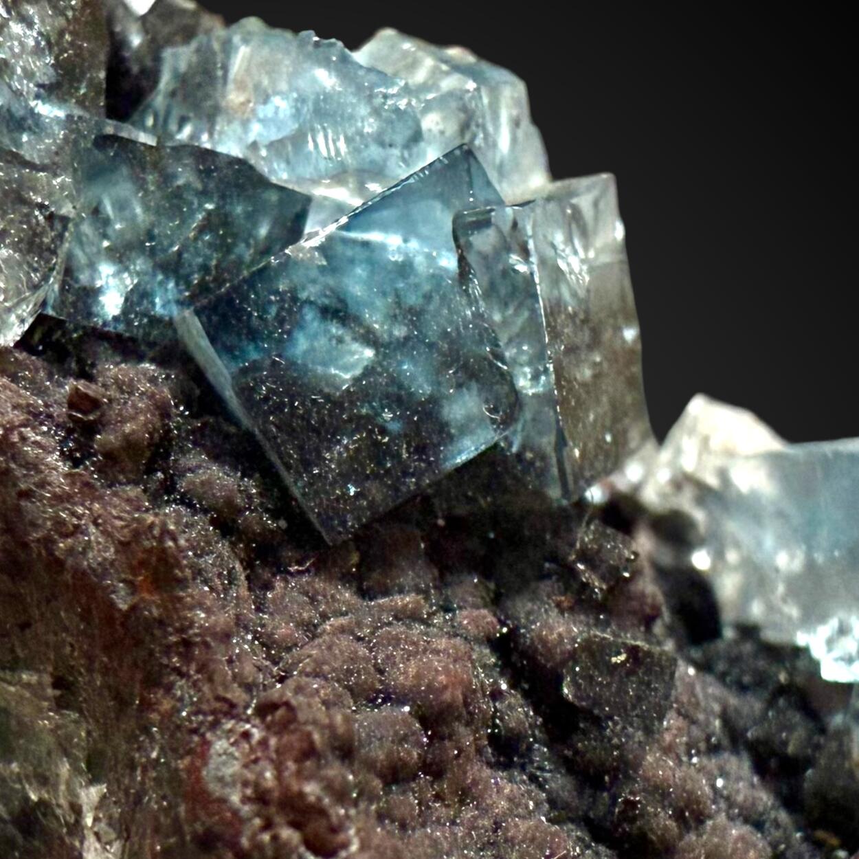 Fluorite & Hematite