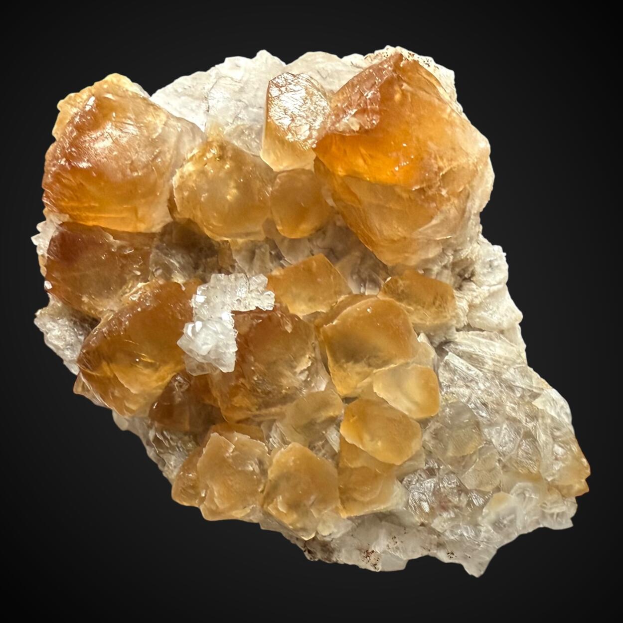 Harmotome On Calcite