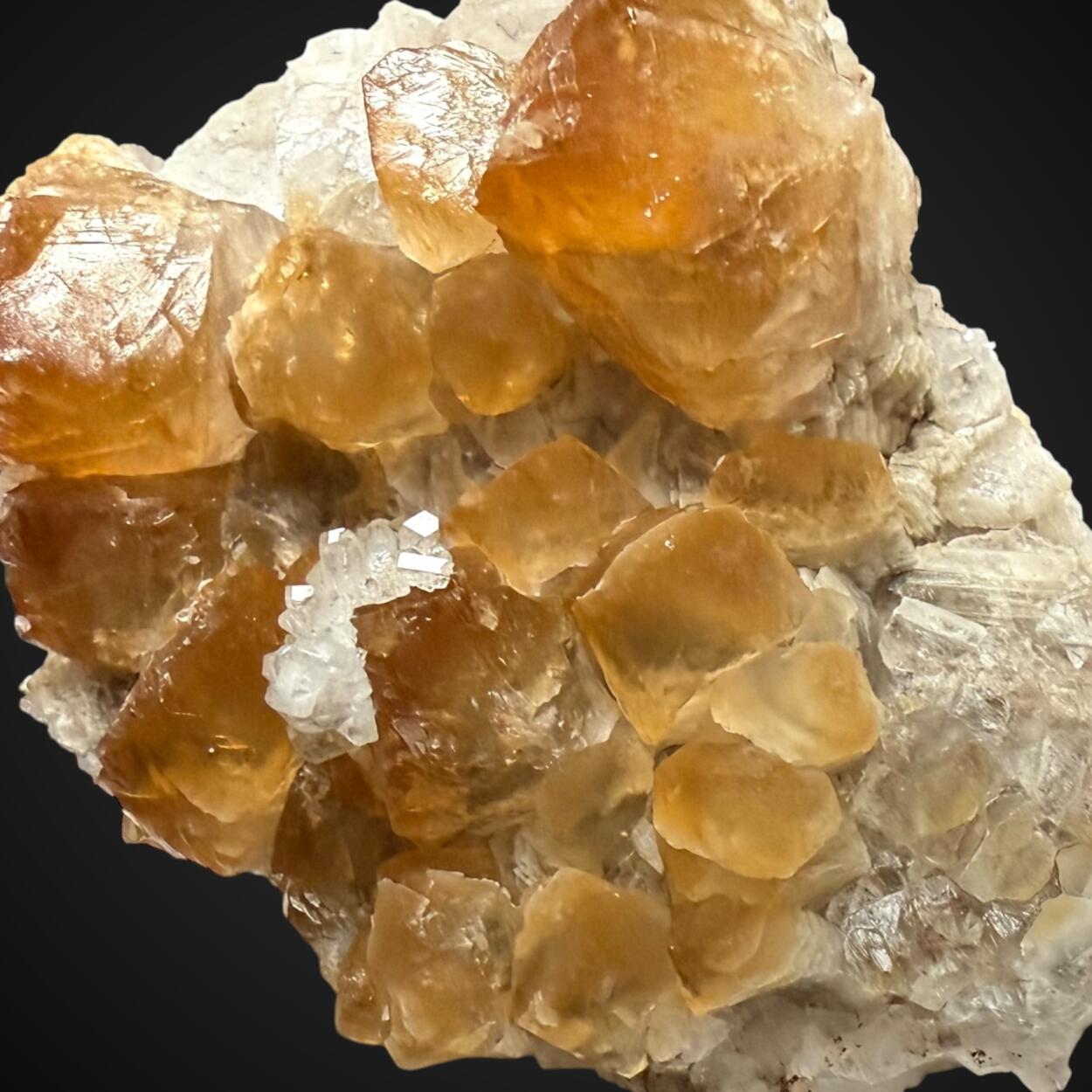 Harmotome On Calcite