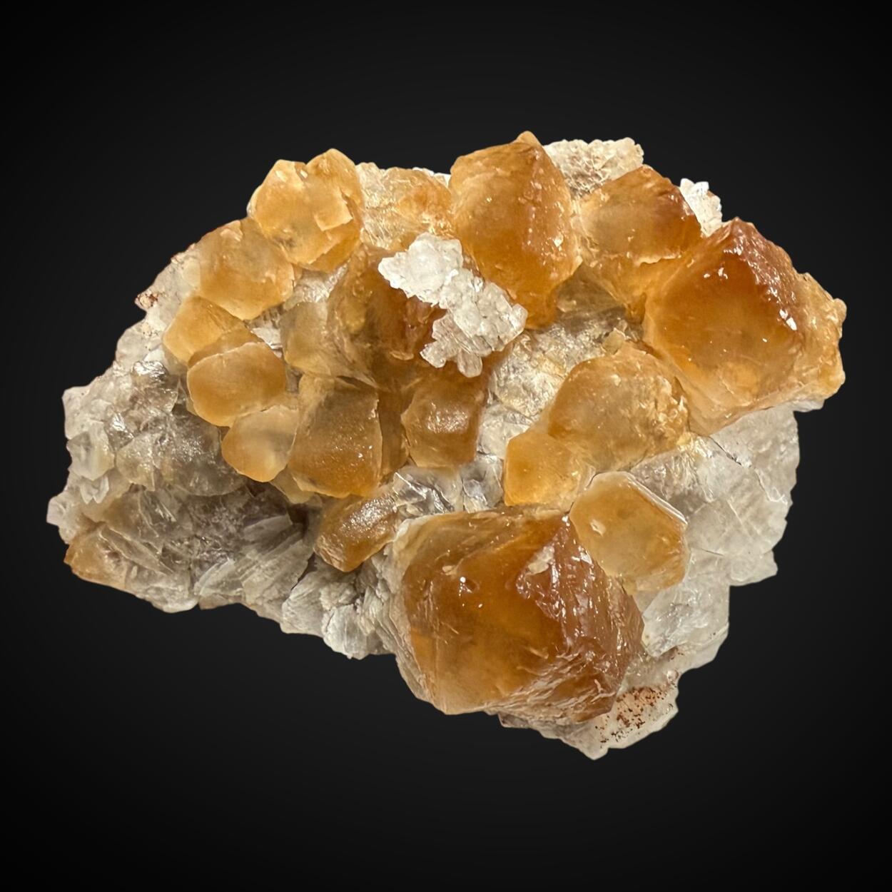 Harmotome On Calcite