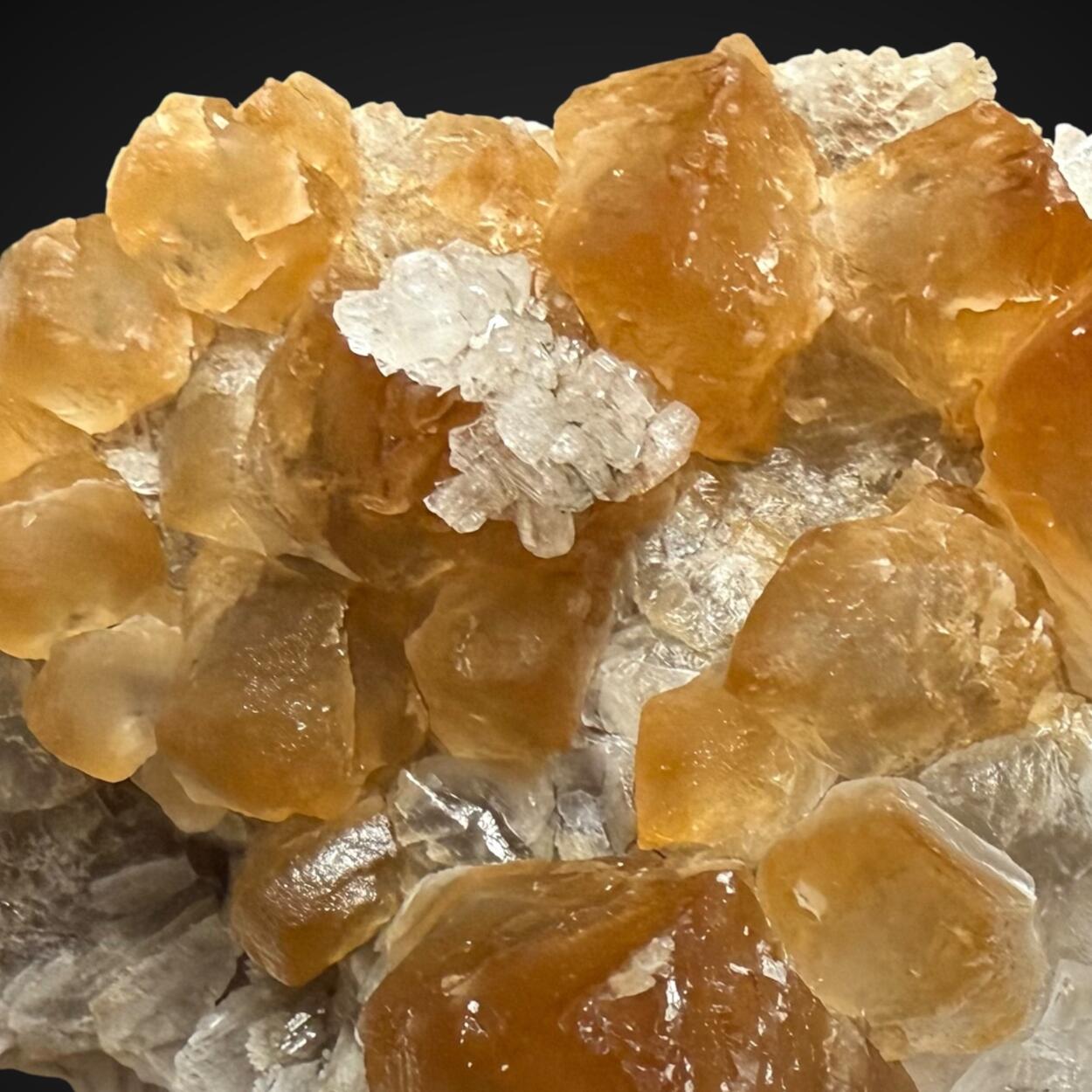 Harmotome On Calcite