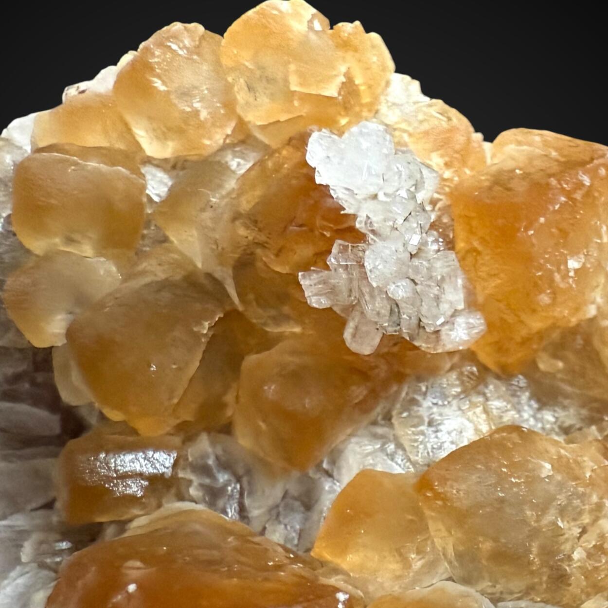 Harmotome On Calcite