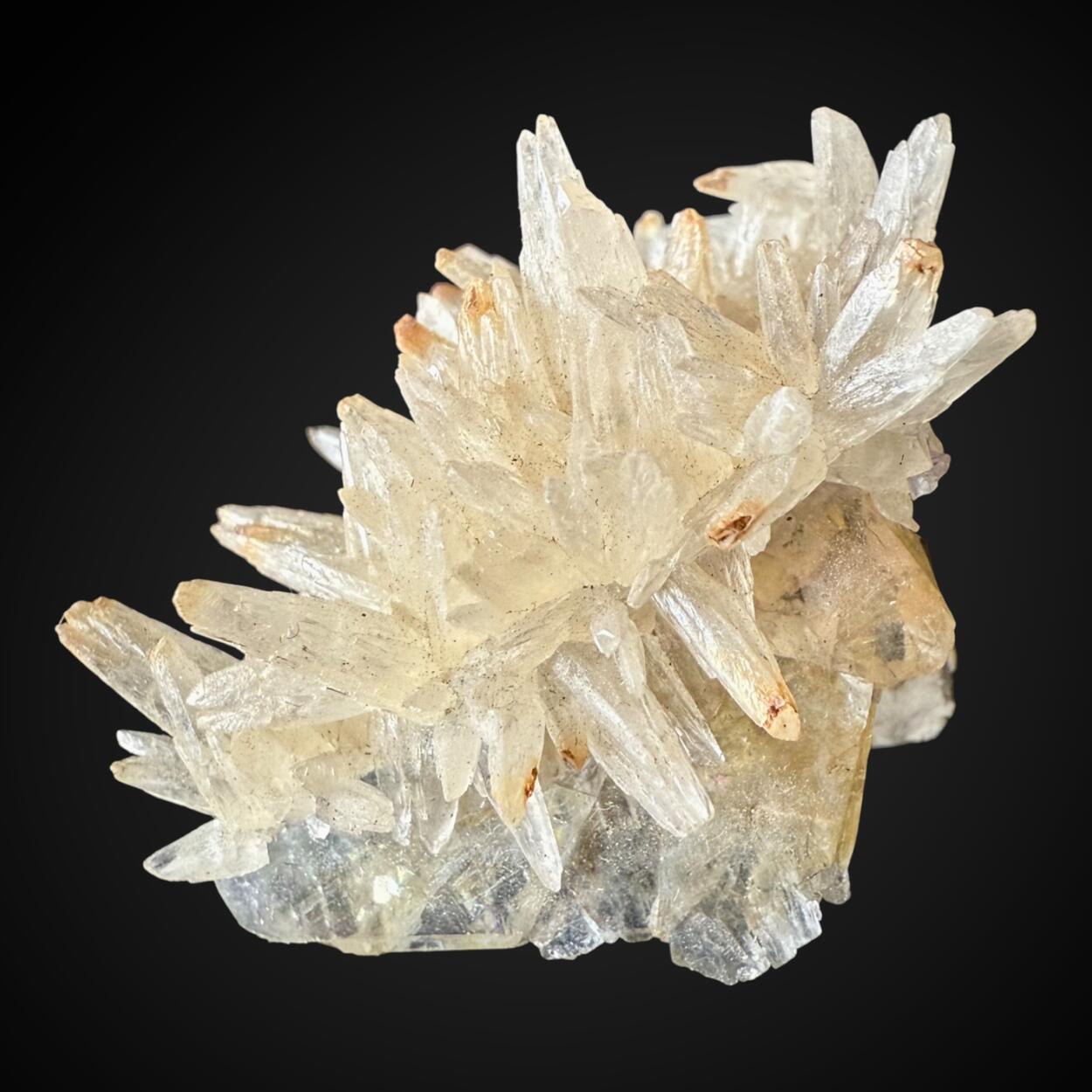 Calcite On Fluorite