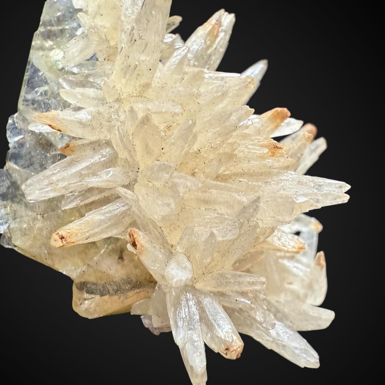 Calcite On Fluorite