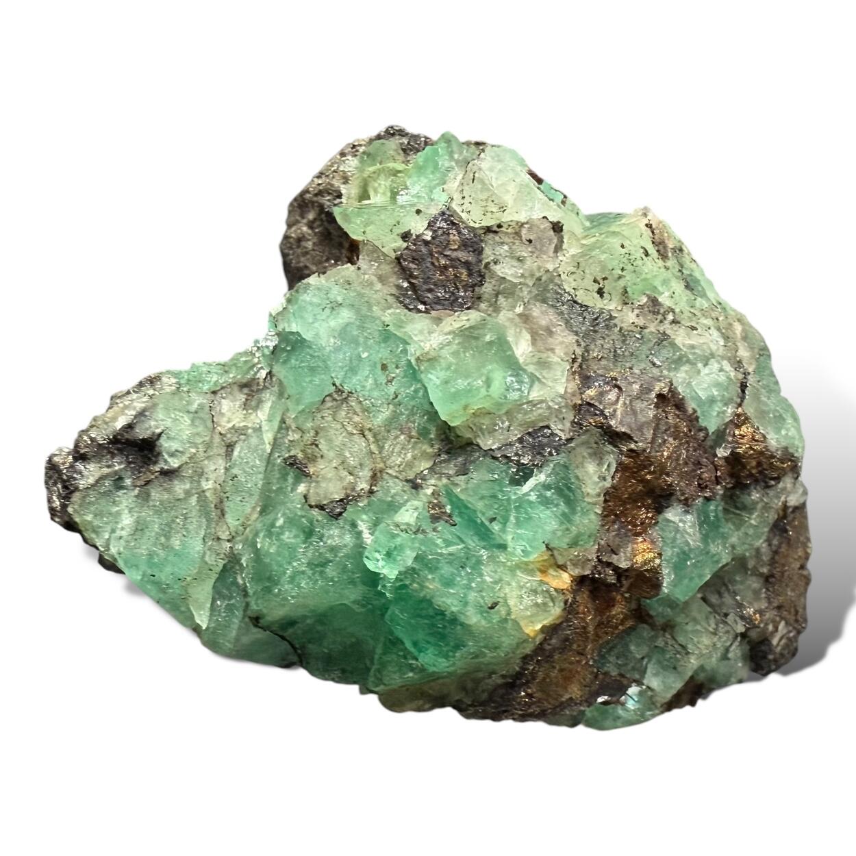 Fluorite Chalcocite & Chalcopyrite