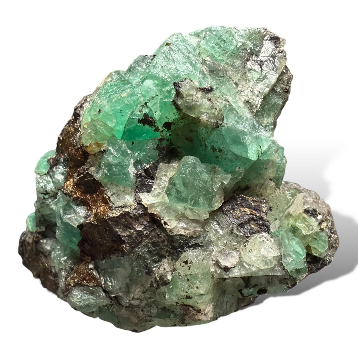 Fluorite Chalcocite & Chalcopyrite