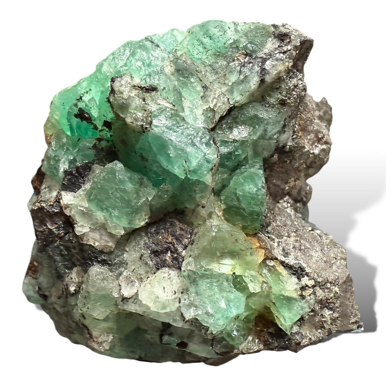 Fluorite Chalcocite & Chalcopyrite