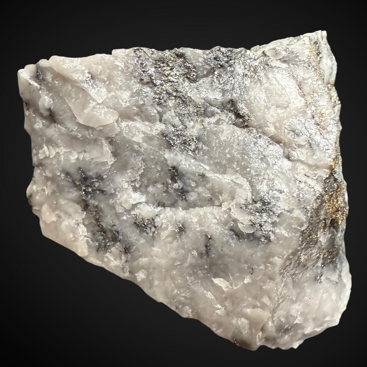 Coloradoite With Native Gold