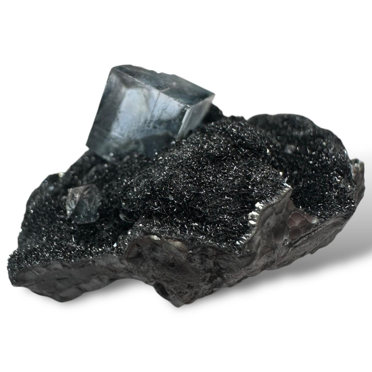 Fluorite On Specularite