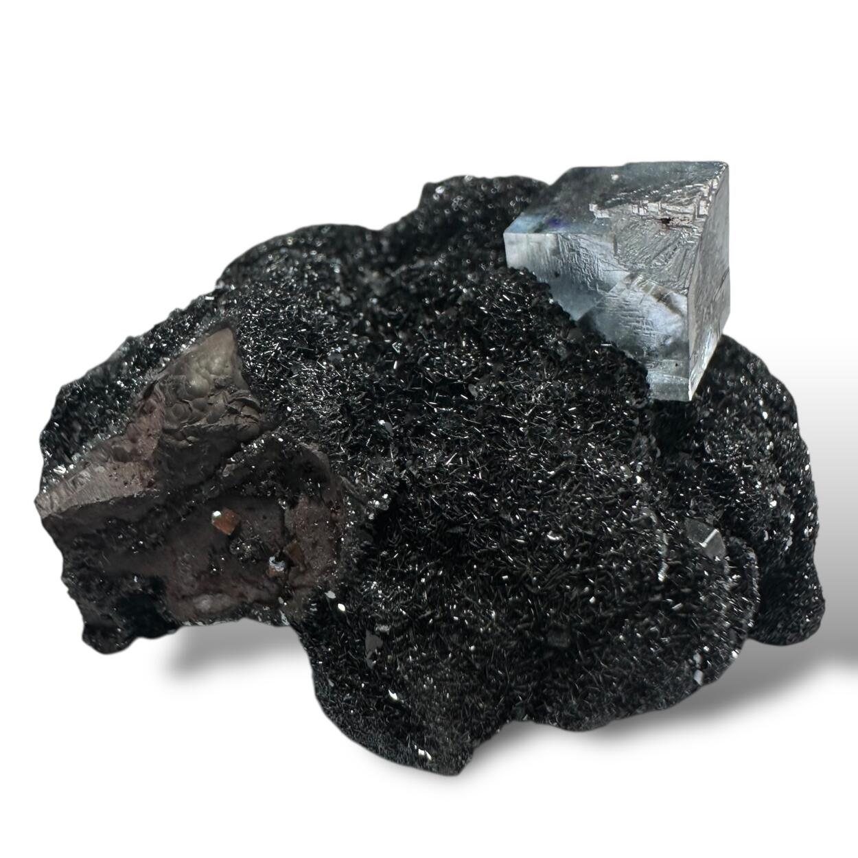 Fluorite On Specularite