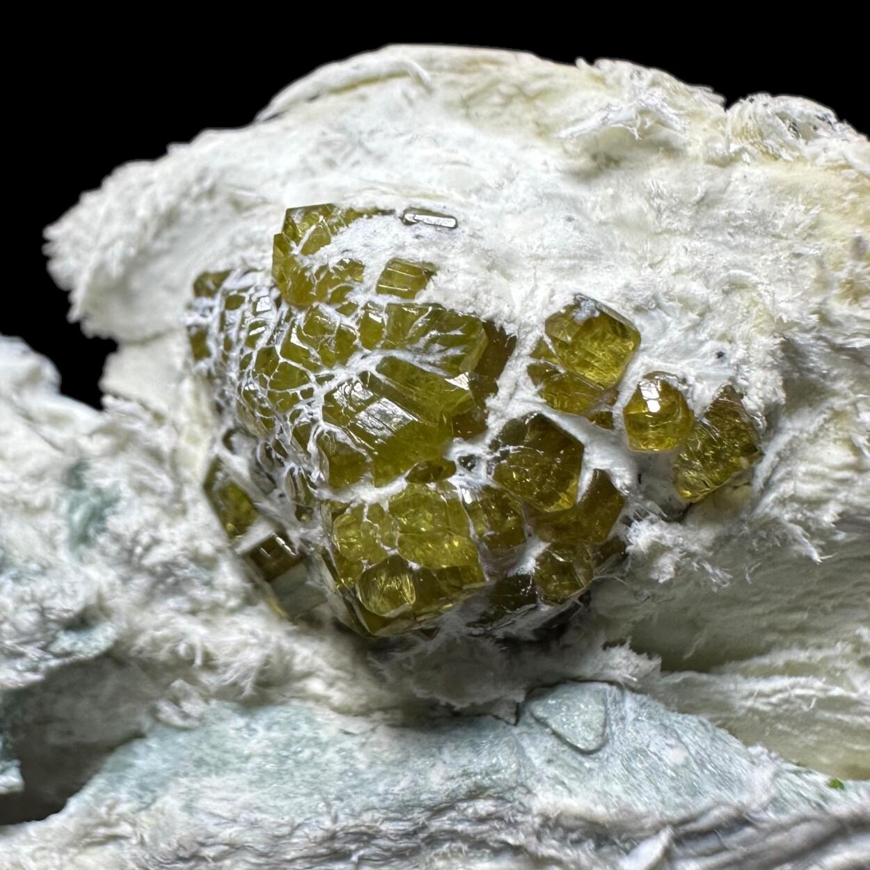 Demantoid With Asbestos