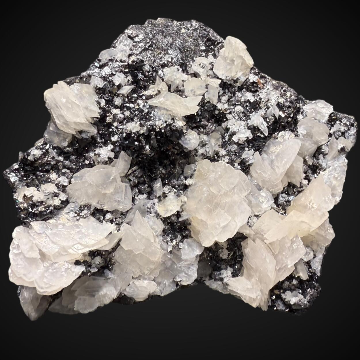 Calcite With Sphalerite Galena & Ilvaite