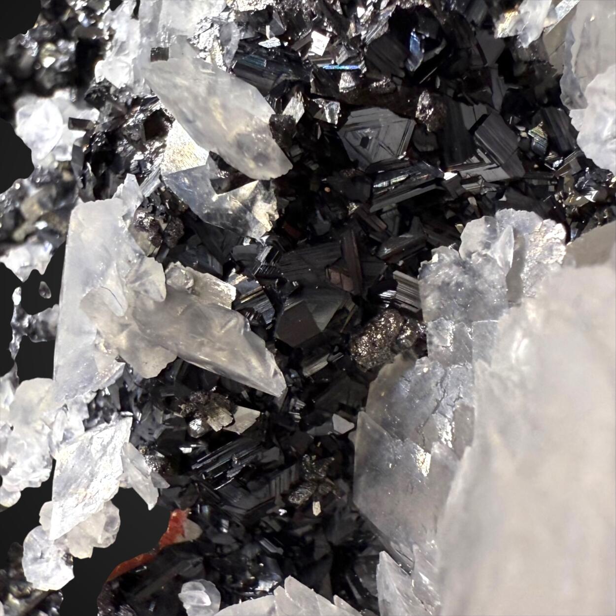 Calcite With Sphalerite Galena & Ilvaite