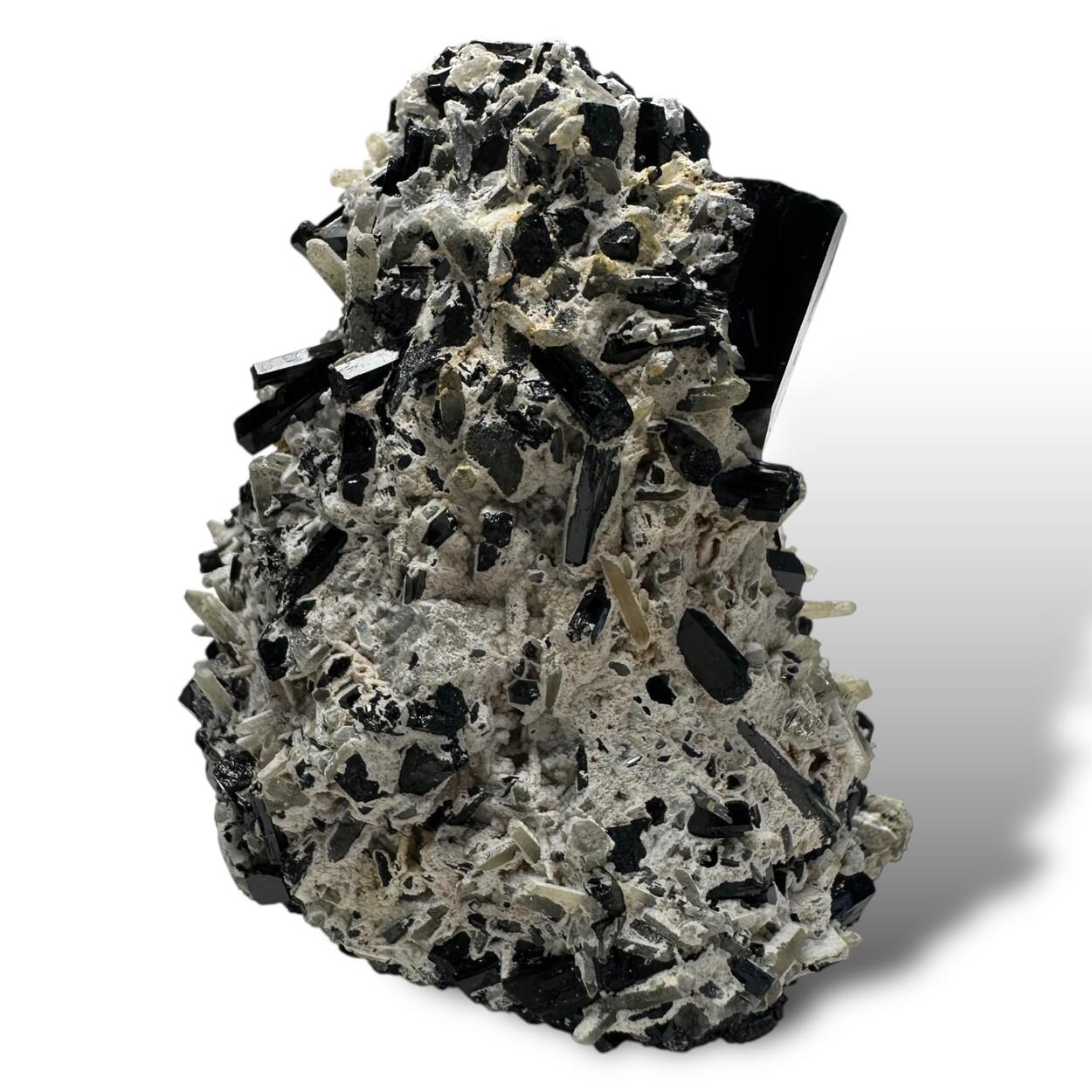 Quartz & Schorl On Mica