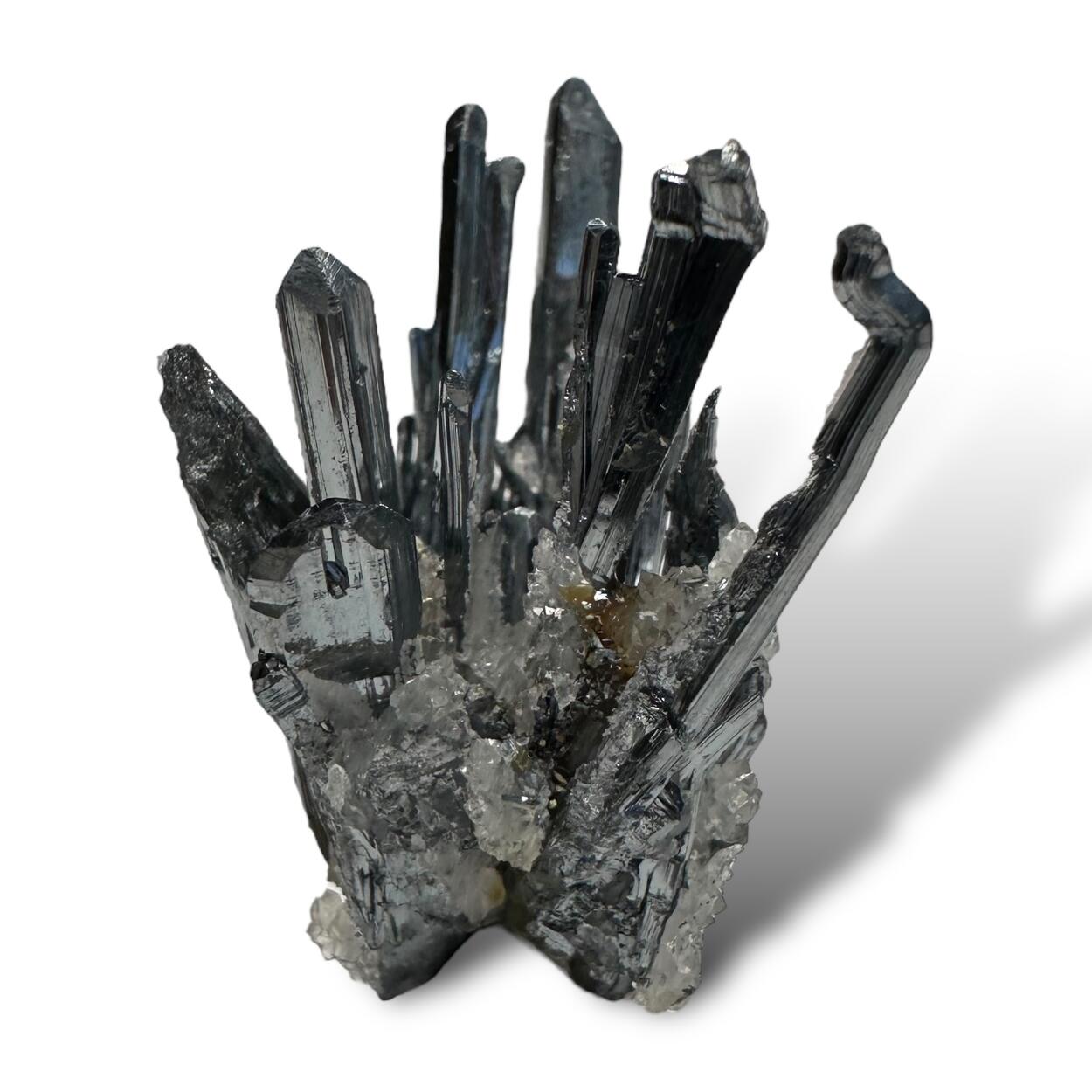 Stibnite & Quartz