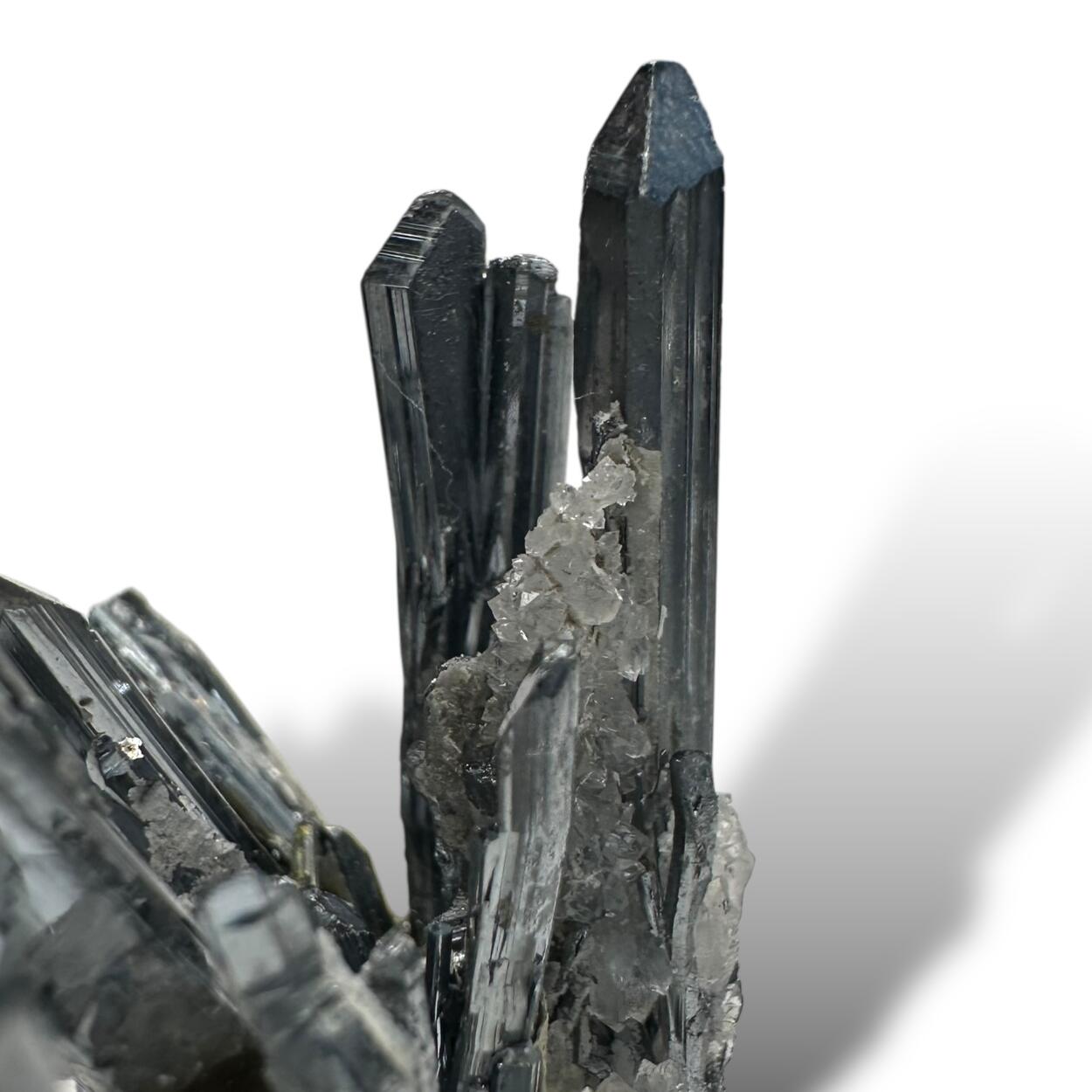 Stibnite & Quartz