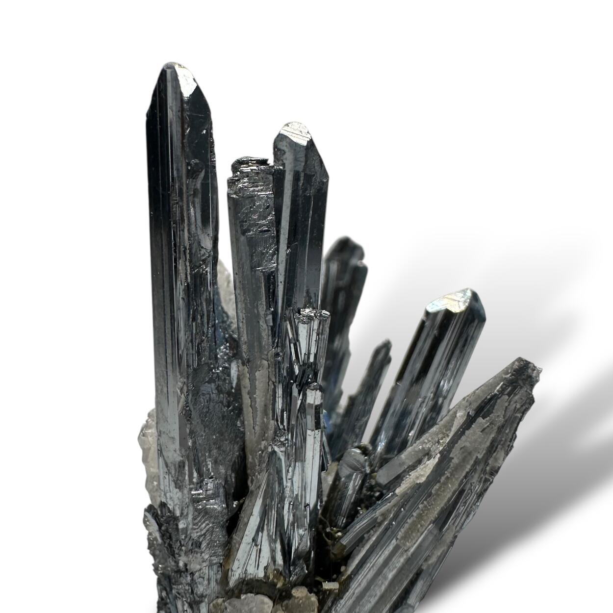 Stibnite & Quartz