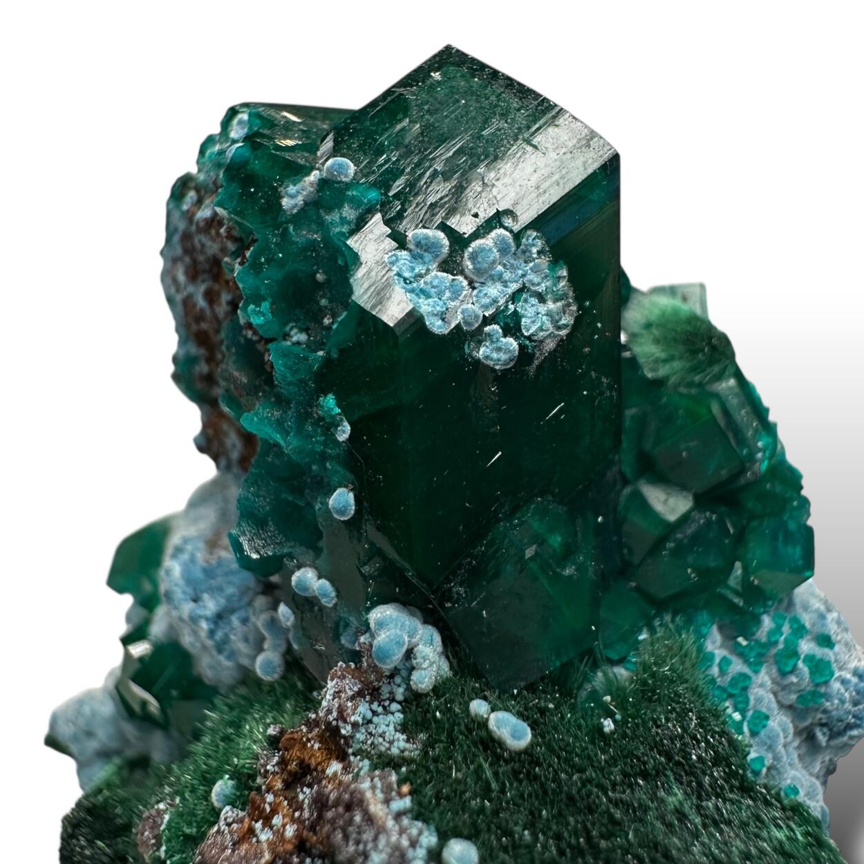 Dioptase Plancheite & Malachite